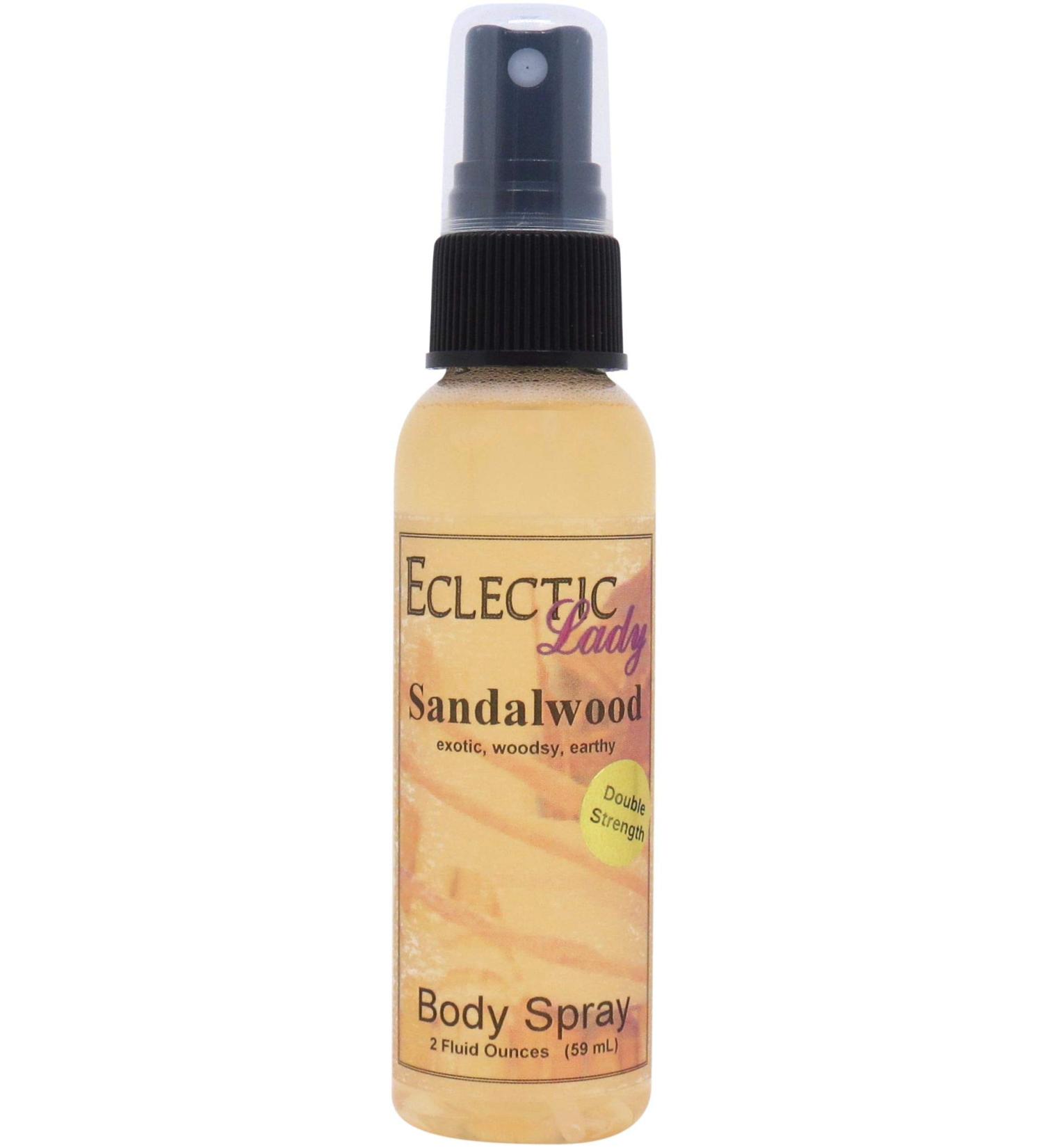 Sandalwood Body Spray Body Mist for Women with Clean Light & Gentle Fragrance Long Lasting Perfume with Comforting Scent for Men & Women Cologne with Soft Subtle Aroma For Daily Use Double Strength 2 Fluid Ounces - Buy Online on GoSupps.com