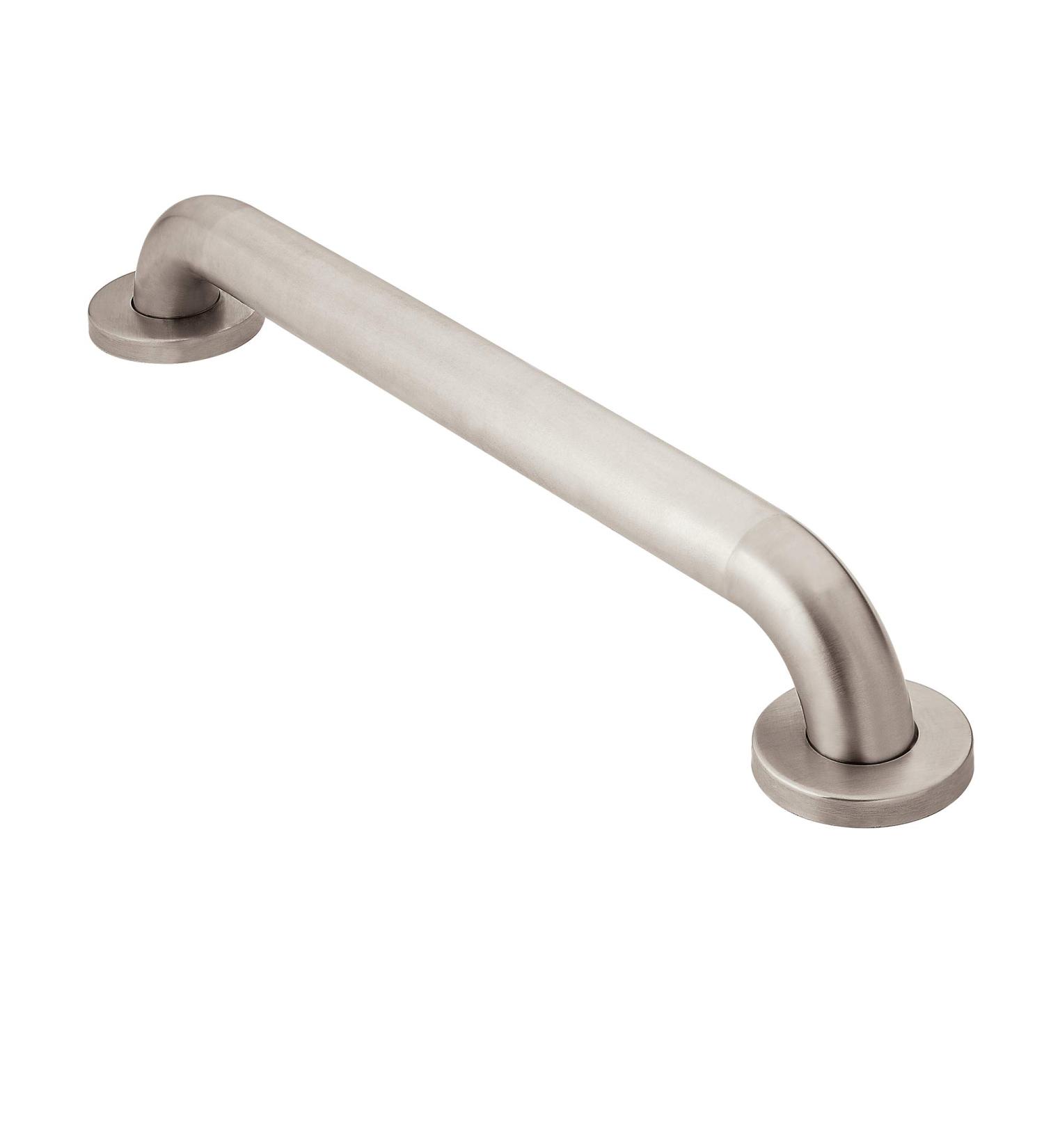 Moen R8736P Home Care 36-Inch Grab Bar | Bathroom Safety with Concealed Screws | Peened Finish - Buy Online on GoSupps.com