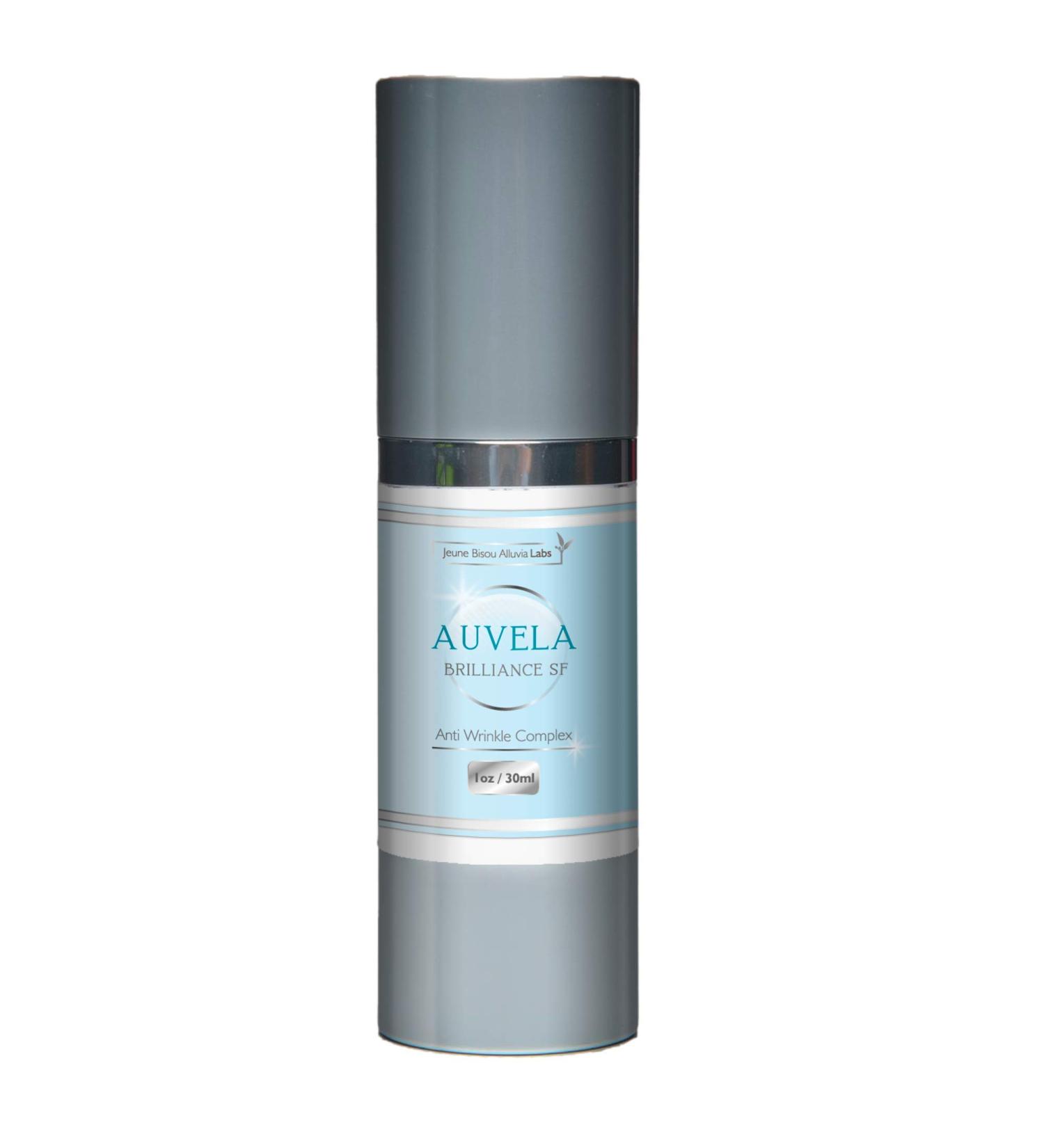 Auvela Brilliance SF Face & Neck Serum - Anti-Wrinkle Complex for Ageless Beauty | Fast-Acting Plumping Serum by Jeune Bisou Alluvia Labs - International Shipping Available - Buy Online on GoSupps.com