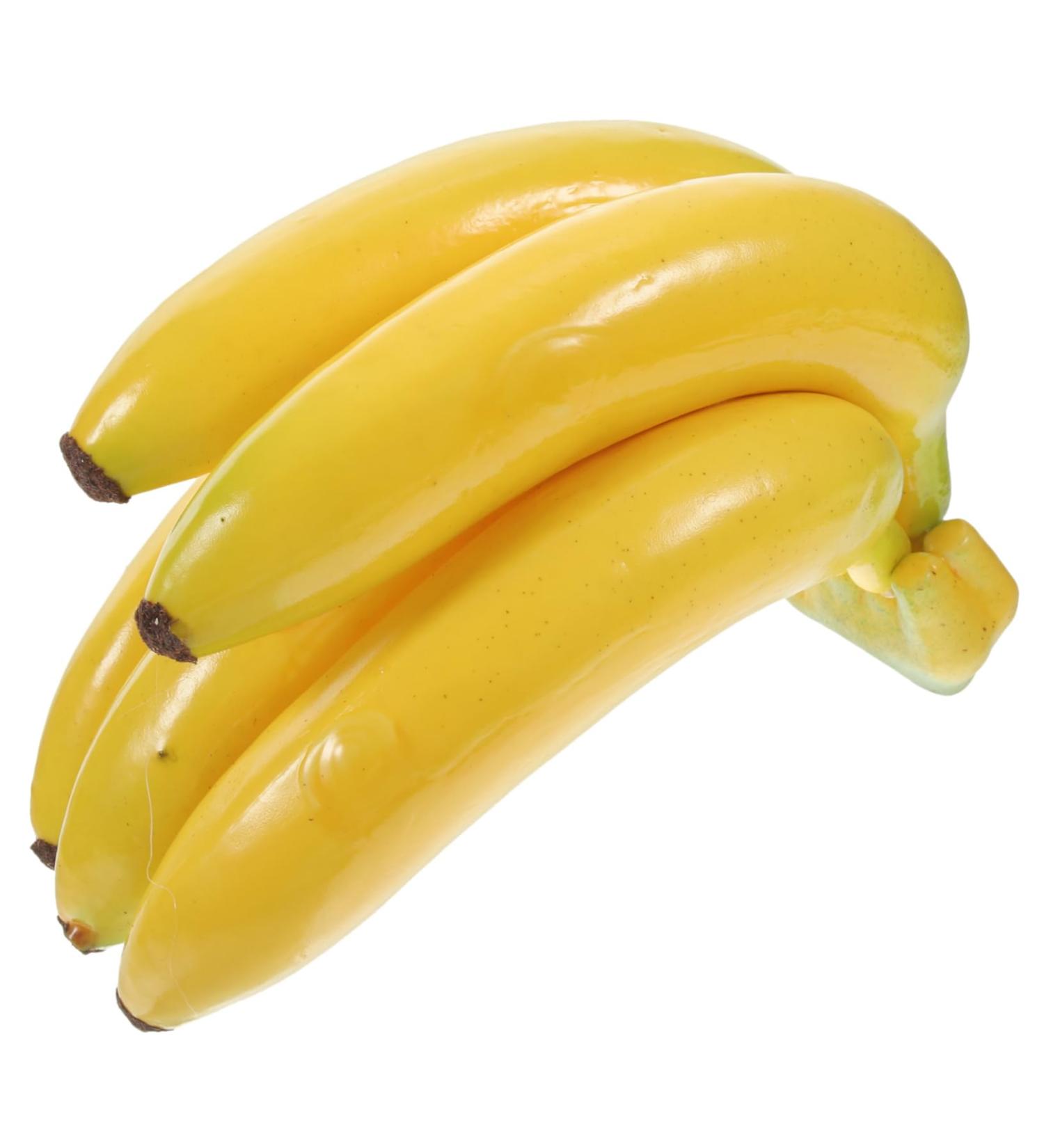 Ciieeo Simulated Banana Vegetable Banana Fake Vegetable Stapler Removers Scene Adornment House Decorations for Home Banana Ornament Fruit Toys Artificial Banana Emperor Banana Window Foam - Buy Online on GoSupps.com