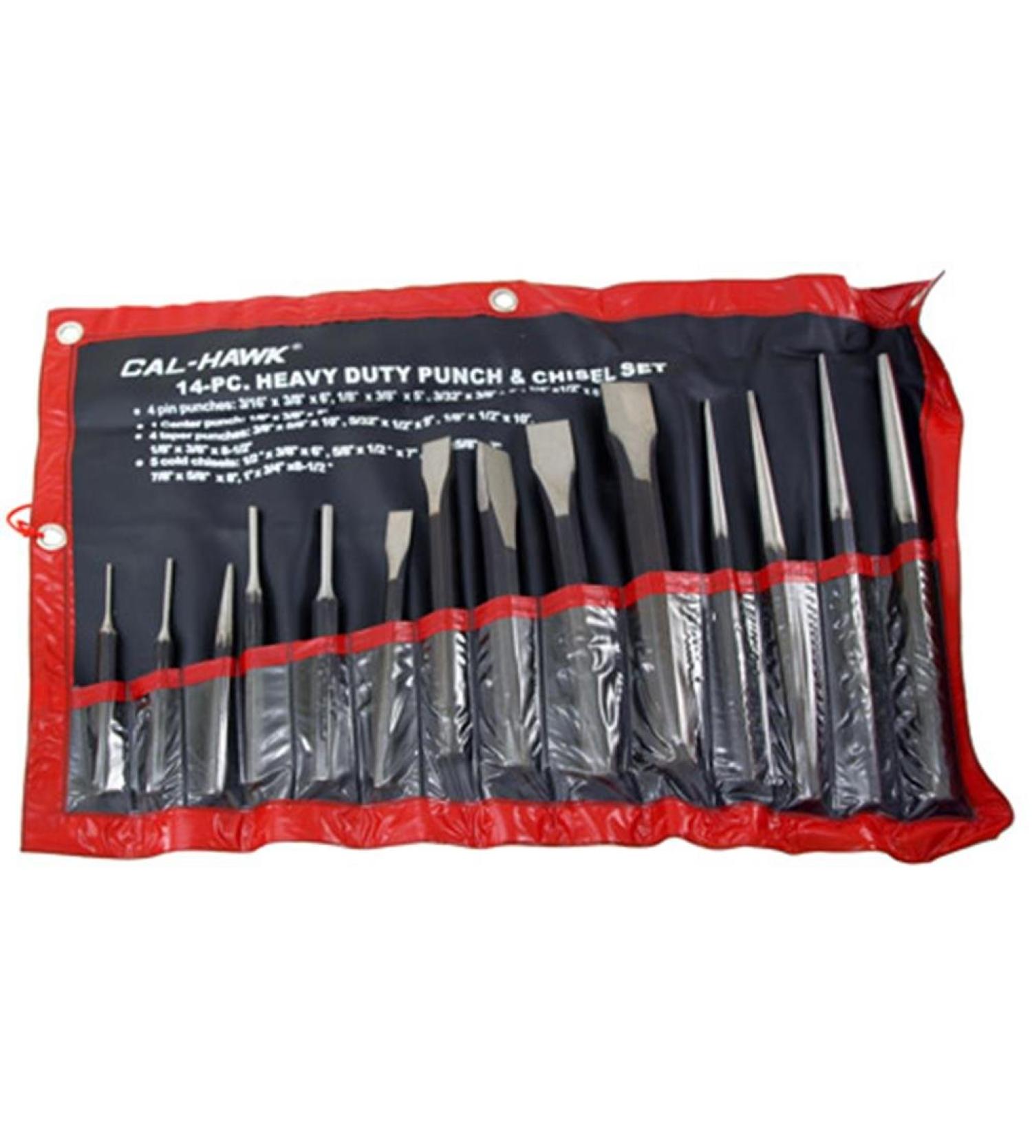 14-pc. Heavy Duty Punch and Chisel Set