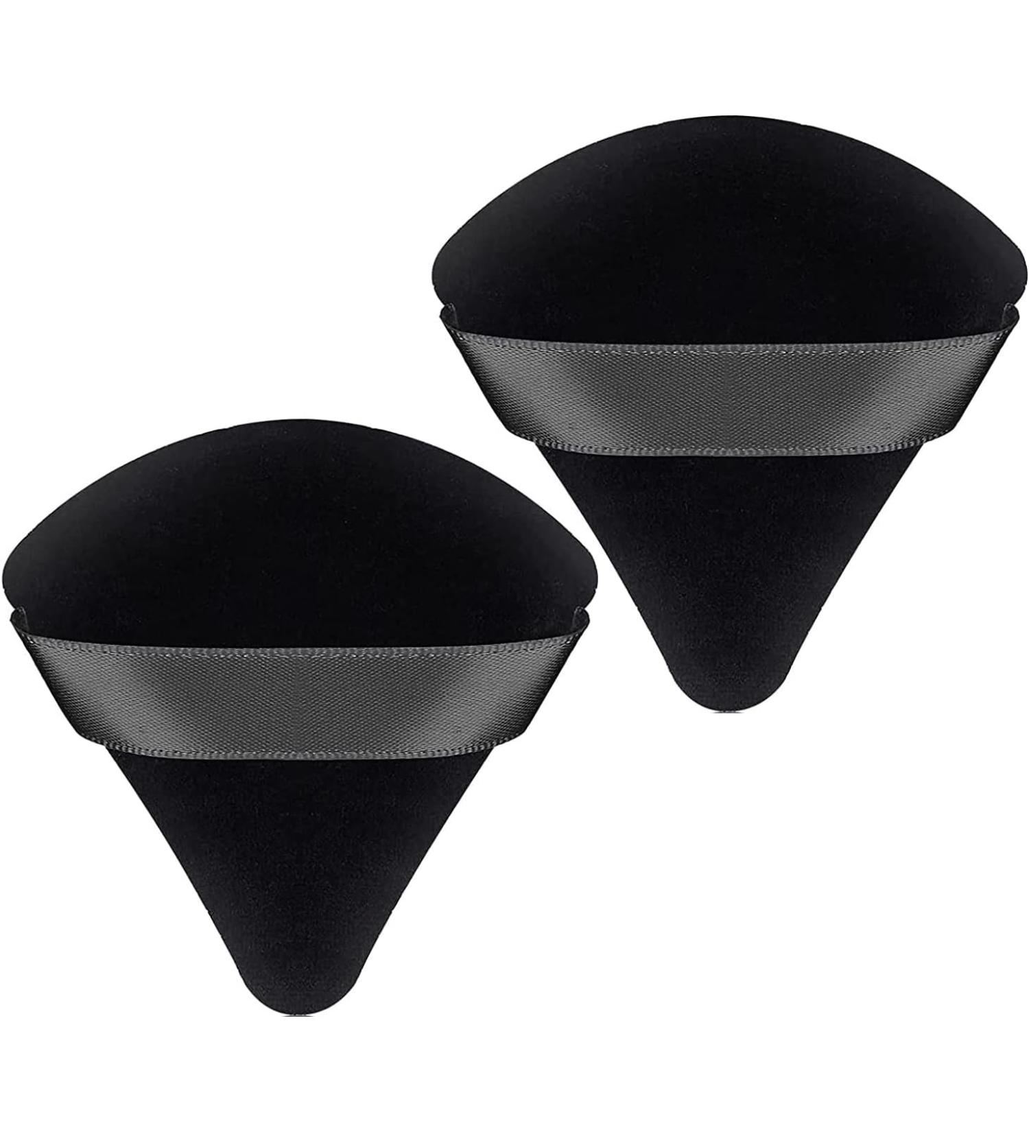 Makeup Puff Powder Sponge (2 Pcs) - Soft Triangle Design for Pressed Powder - Reusable Foundation Sponge with Strap - Ideal for Dry & Wet Makeup - Cream Blush Tool - Buy Online on GoSupps.com