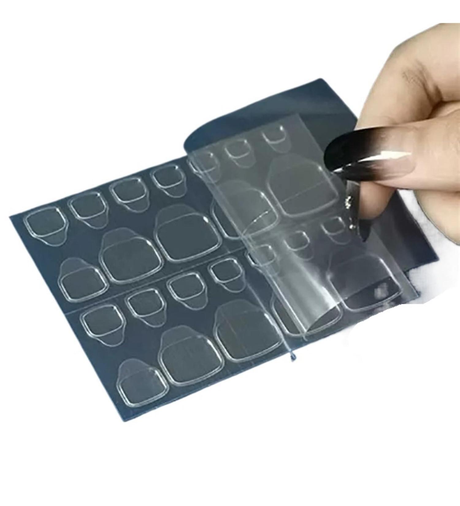 Double Sided Fake Nail Extension Adhesive Tape Waterproof Long-lasting Glue Sticker Toe Nails Decorations Tool DIY Nail Tool Stickers Decorative - Buy Online on GoSupps.com