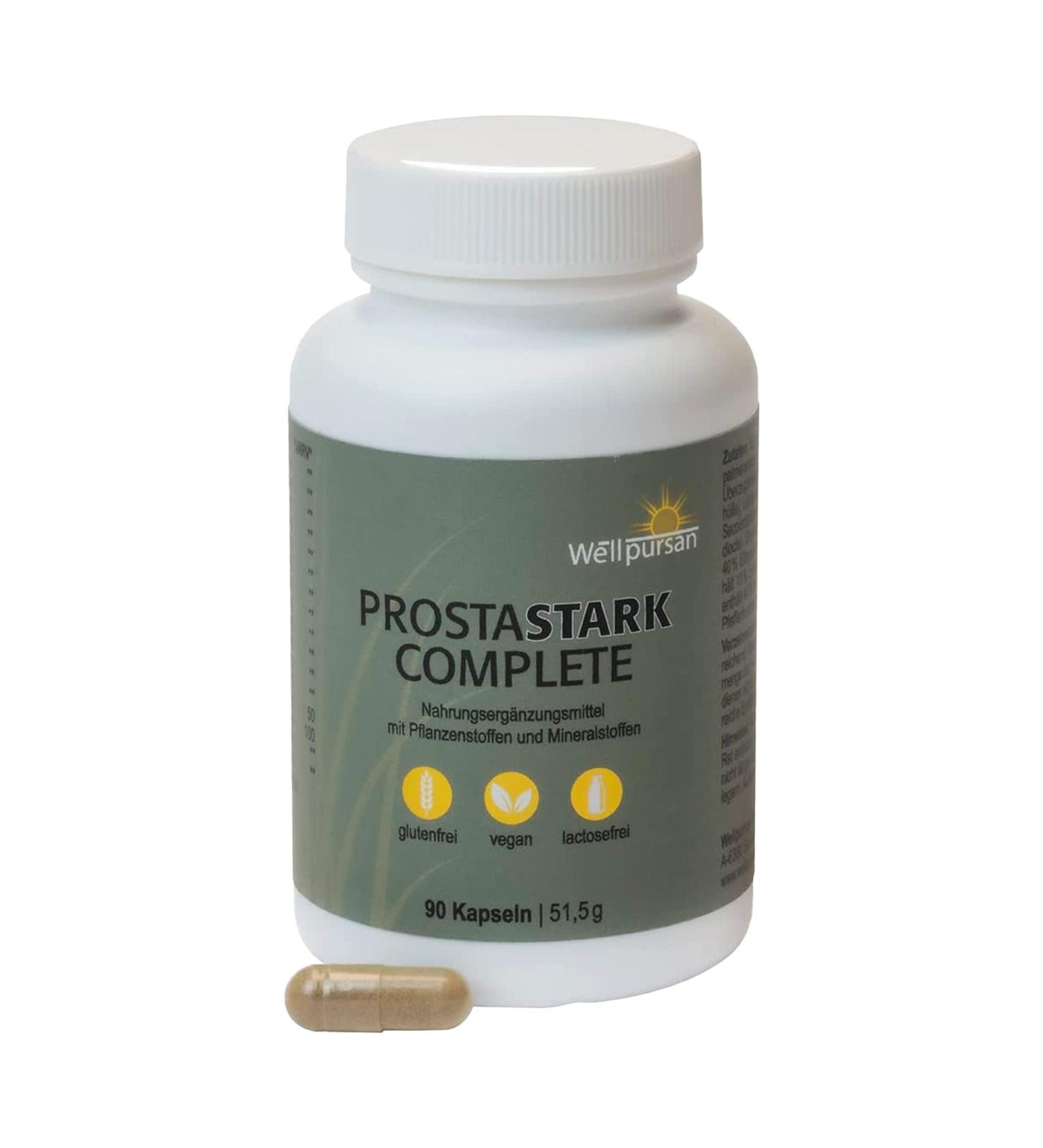 Buy Wellpursan Prostate Strong - 90 Vegan Capsules with Pumpkin Seed Saw Palmetto & Pomegranate - Rich in Lycopene Selenium & Zinc - Additive-Free - Buy Online on GoSupps.com