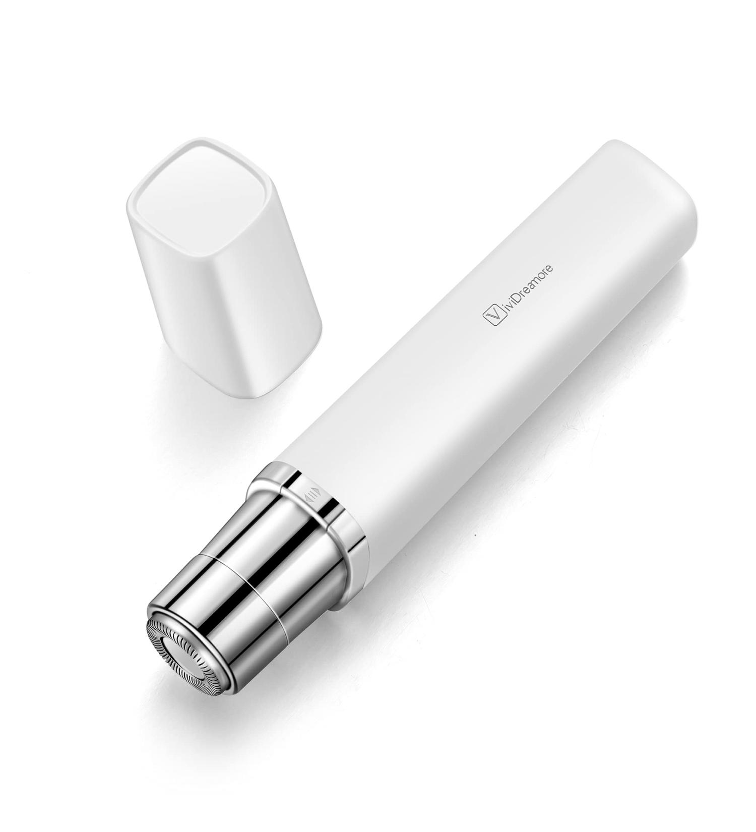 ViviDreamore Facial Hair Removal for Women - Portable Electric Hair Remover for Face, Cheek, Lips, Eyebrow, Chin - Includes Clean Brush - Gentle Peach Fuzz Removal - Buy Online on GoSupps.com