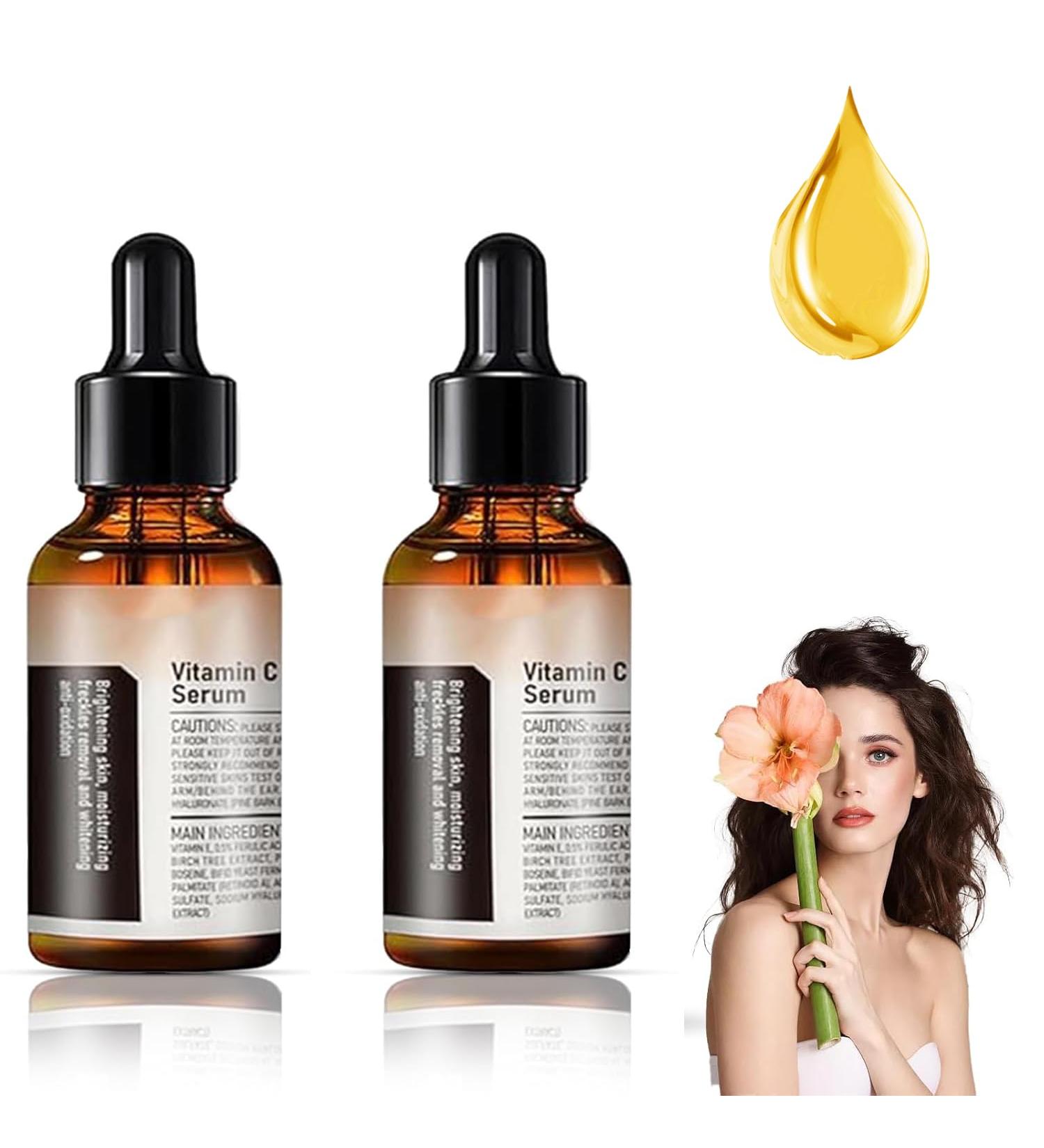 carvenchy Vitamin C Facial Serum Essence Hydration Skin Moisturized Brightens Skin Tone Moisturizes and Hydrates - Buy Online on GoSupps.com