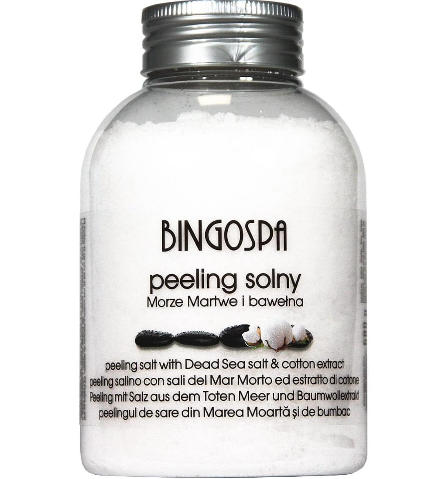 Dead Sea Salt Peeling With Cotton Extract 580 g BINGOSPA