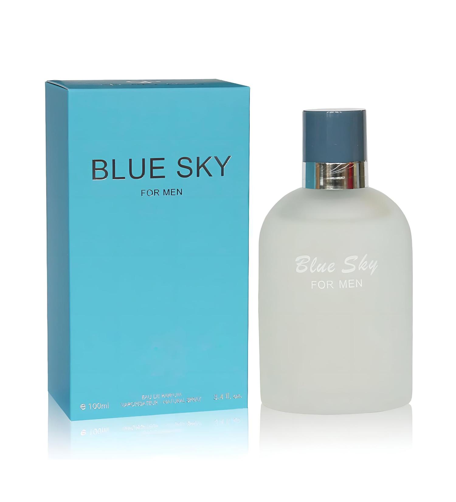 Blue Sky For Men - Aromatic Scents With Finest Oils For Men And Women - Enchanting Fragrance With Fruity Floral Scent - 3.4oz Bottle Complete With Shiny Suede Pouch Blue Sky 3.4 Fl Oz (Pack of 1) - Buy Online on GoSupps.com