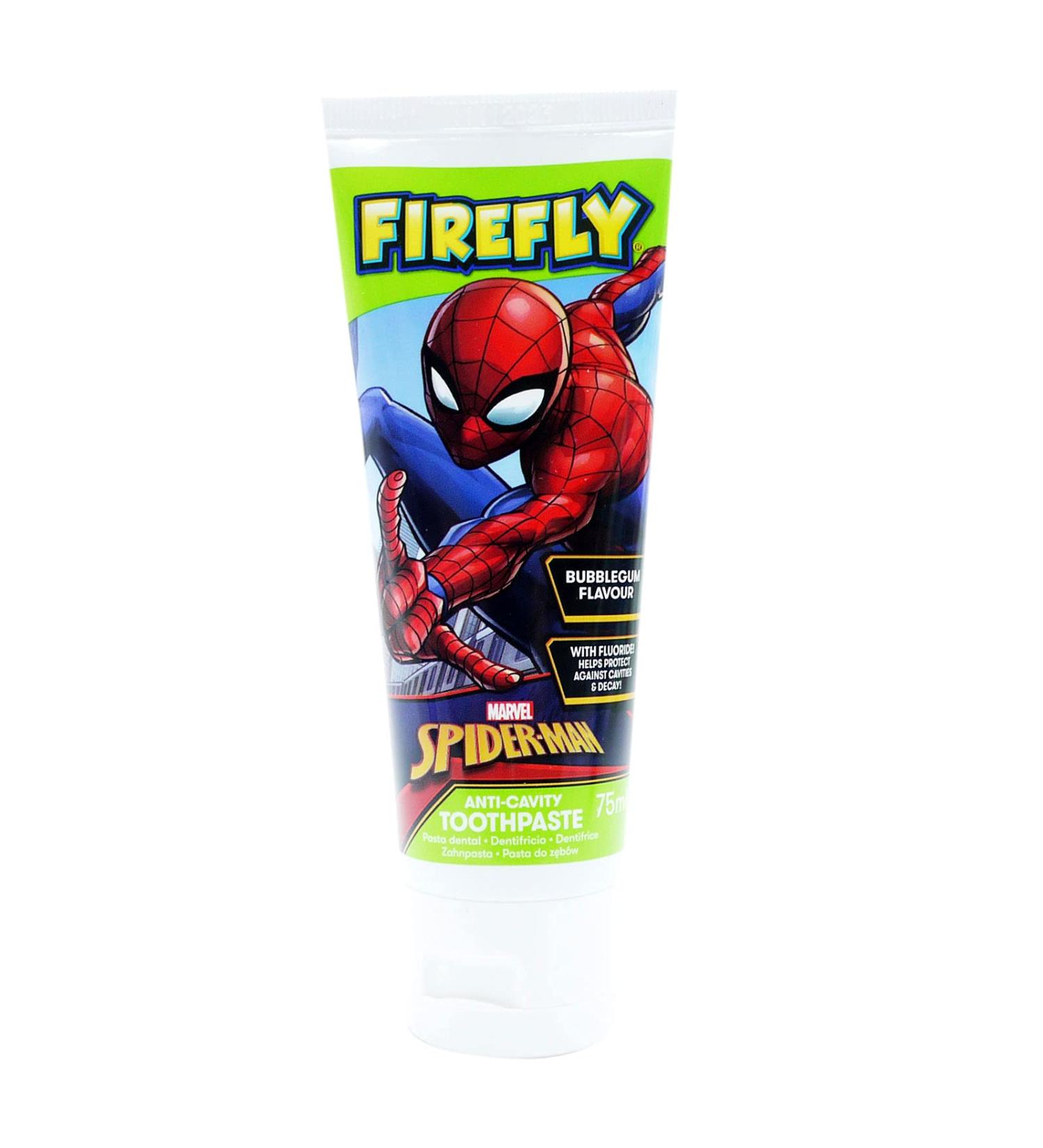 Firefly Toothpaste Spider-Man for Kids & Children Bubblegum 0.53 ml (Pack of 1)