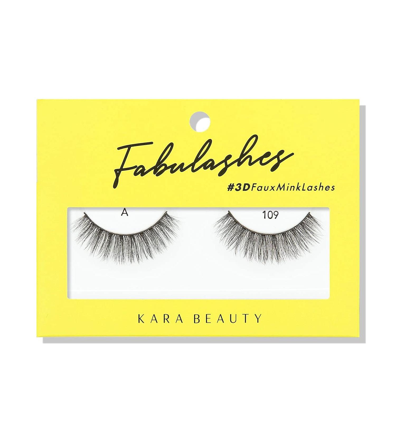 KARA BEAUTY FABULASHES 3D Faux Mink False Eyelashes - Style A109