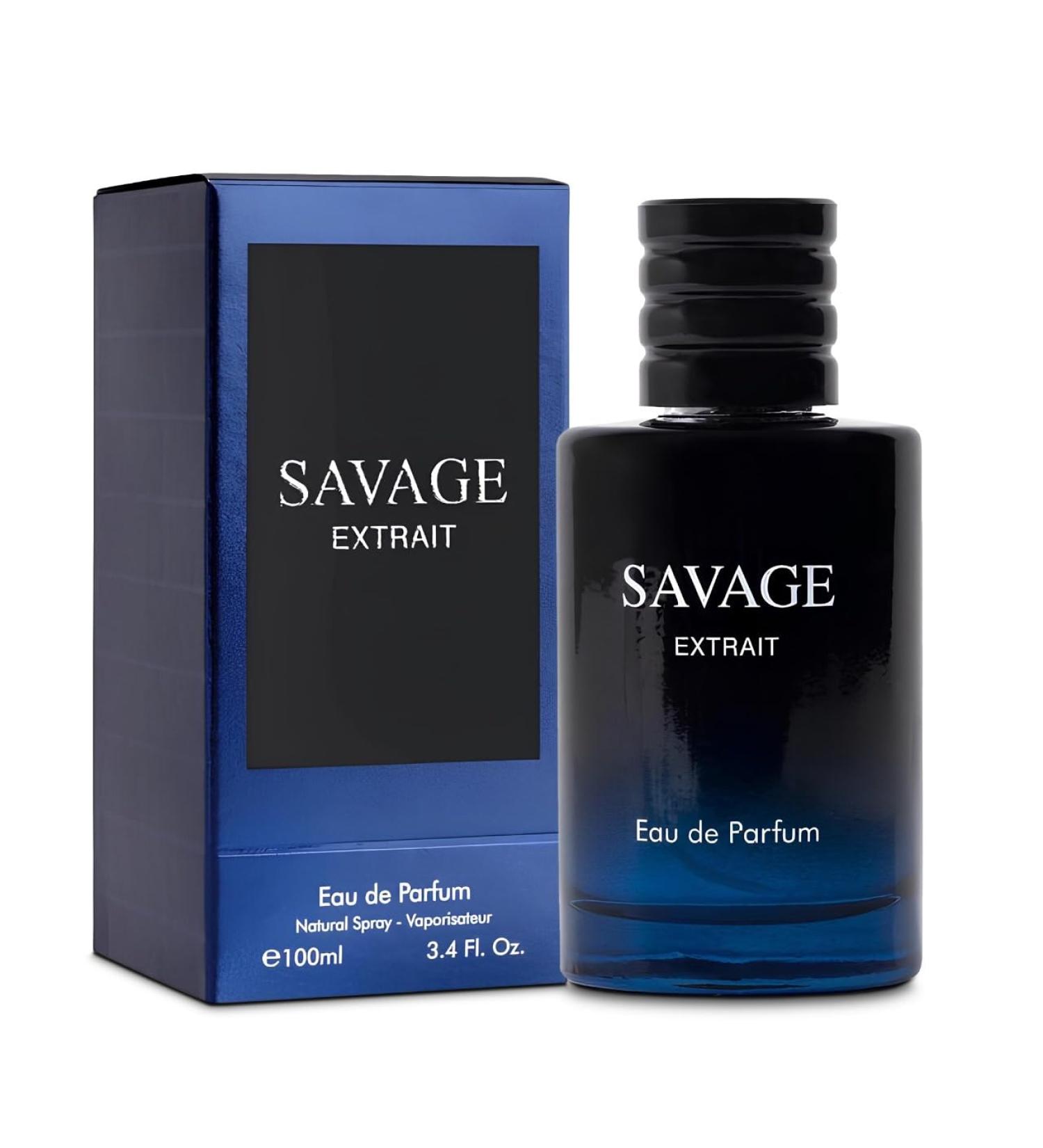Savage Extrait Men Perfume Cologne for Men Natural Spray Masculine Scent Wonderful Fragrance Gift Eau De Parfum for Daily Use 3.4 Fluid Ounce Savage Extrait 3.4 Fl Oz (Pack of 1) - Buy Online on GoSupps.com