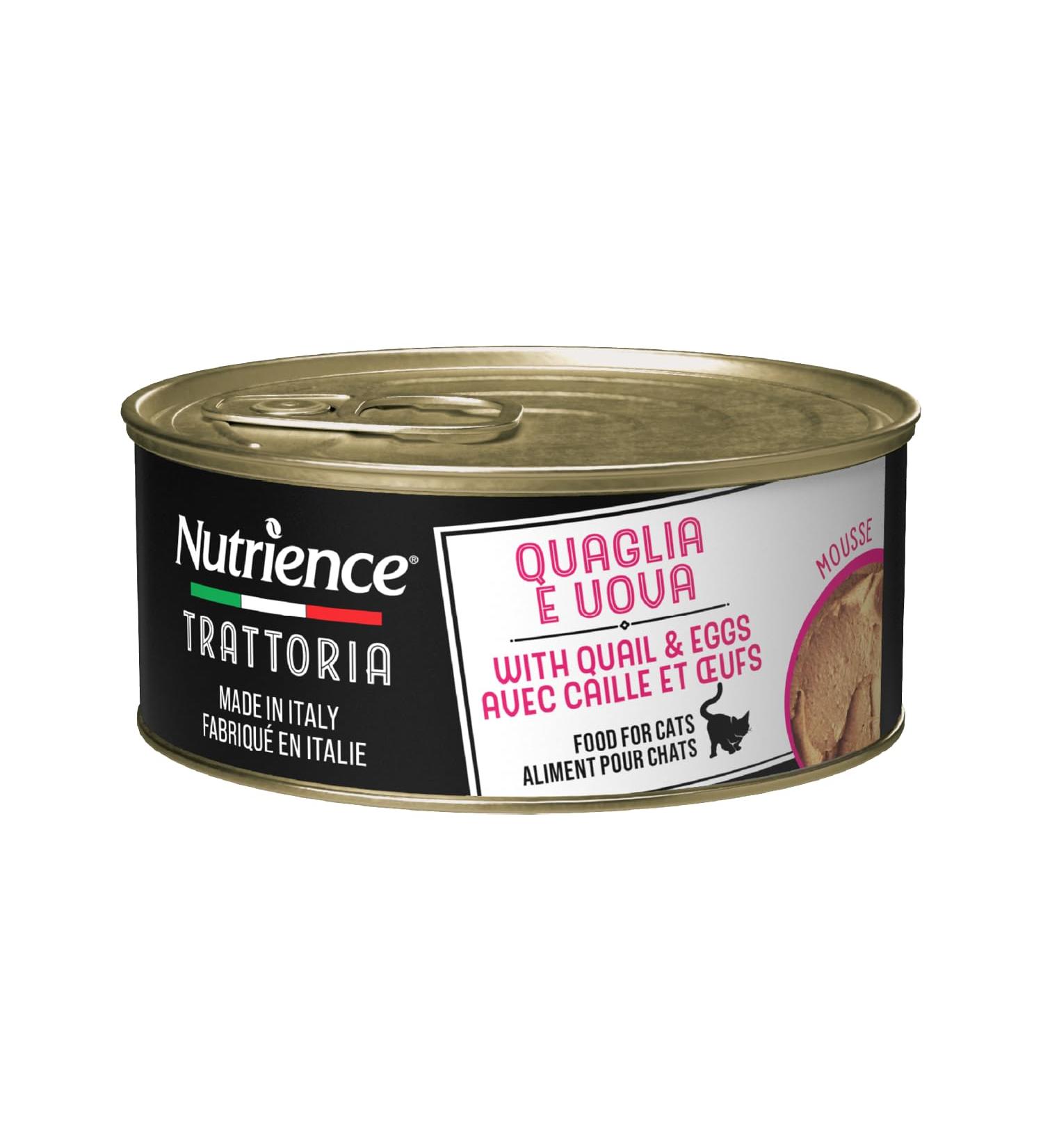 Nutrience Trattoria with Quail & Eggs Mousse Cat Food 85g - Buy Online on GoSupps.com