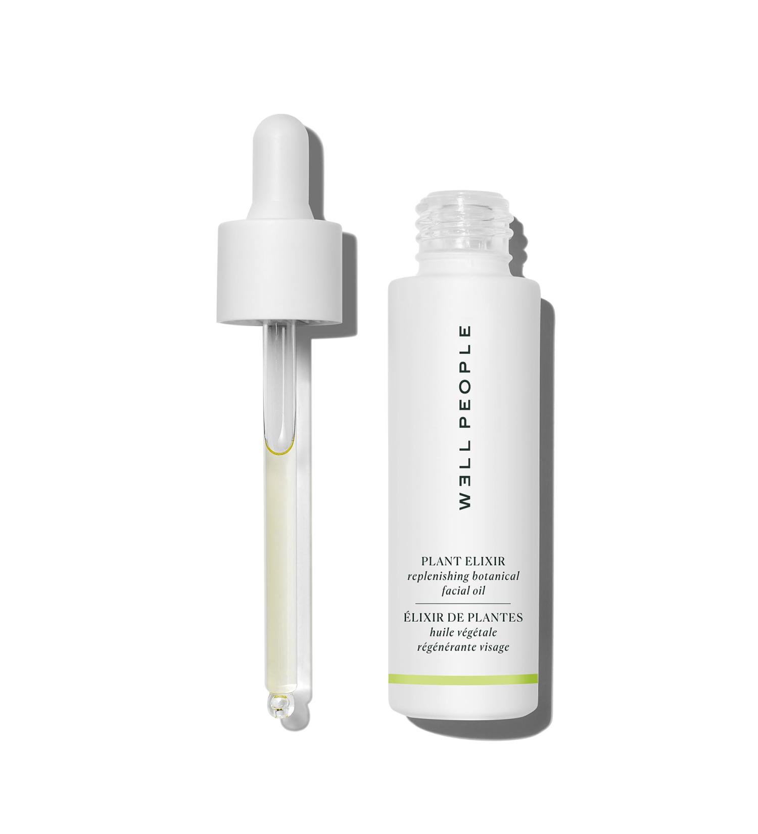 Well People Plant Elixir Facial Oil - Lightweight & Hydrating Vegan Botanical Oil for Glowing Skin | Replenishing & Cruelty-Free - Buy Online on GoSupps.com