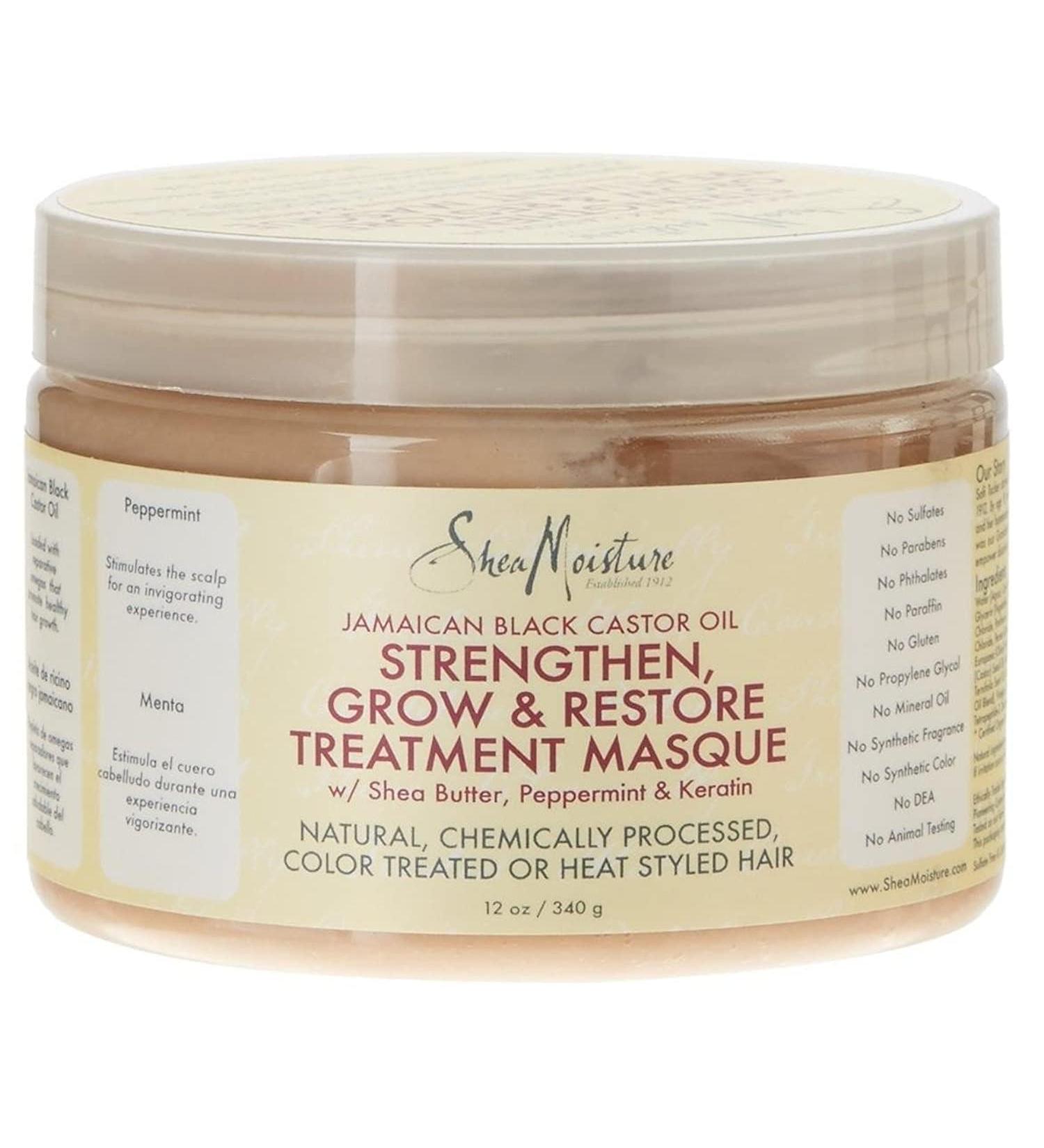 Shea Moisture Jamaican Black Castor Oil Treatment Masque 12 Oz - Pack of 2 - Buy Online on GoSupps.com