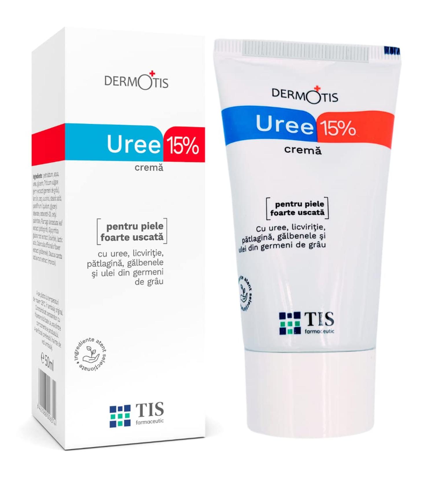 TIS CREME with 15% Urea - Eczema Psoriasis Dry Skin Relief | Wound Healing for Hands Feet Knees & Nails | 50 ml Pack - Buy Online on GoSupps.com