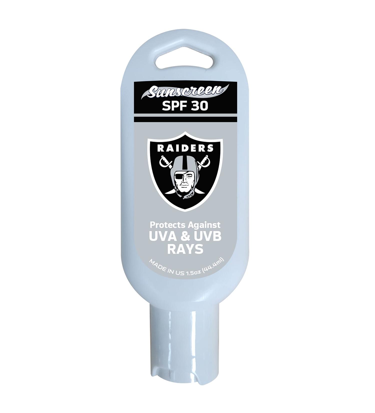 FANMATS 34681 Las Vegas Raiders 1.5oz SPF 30 Sunscreen