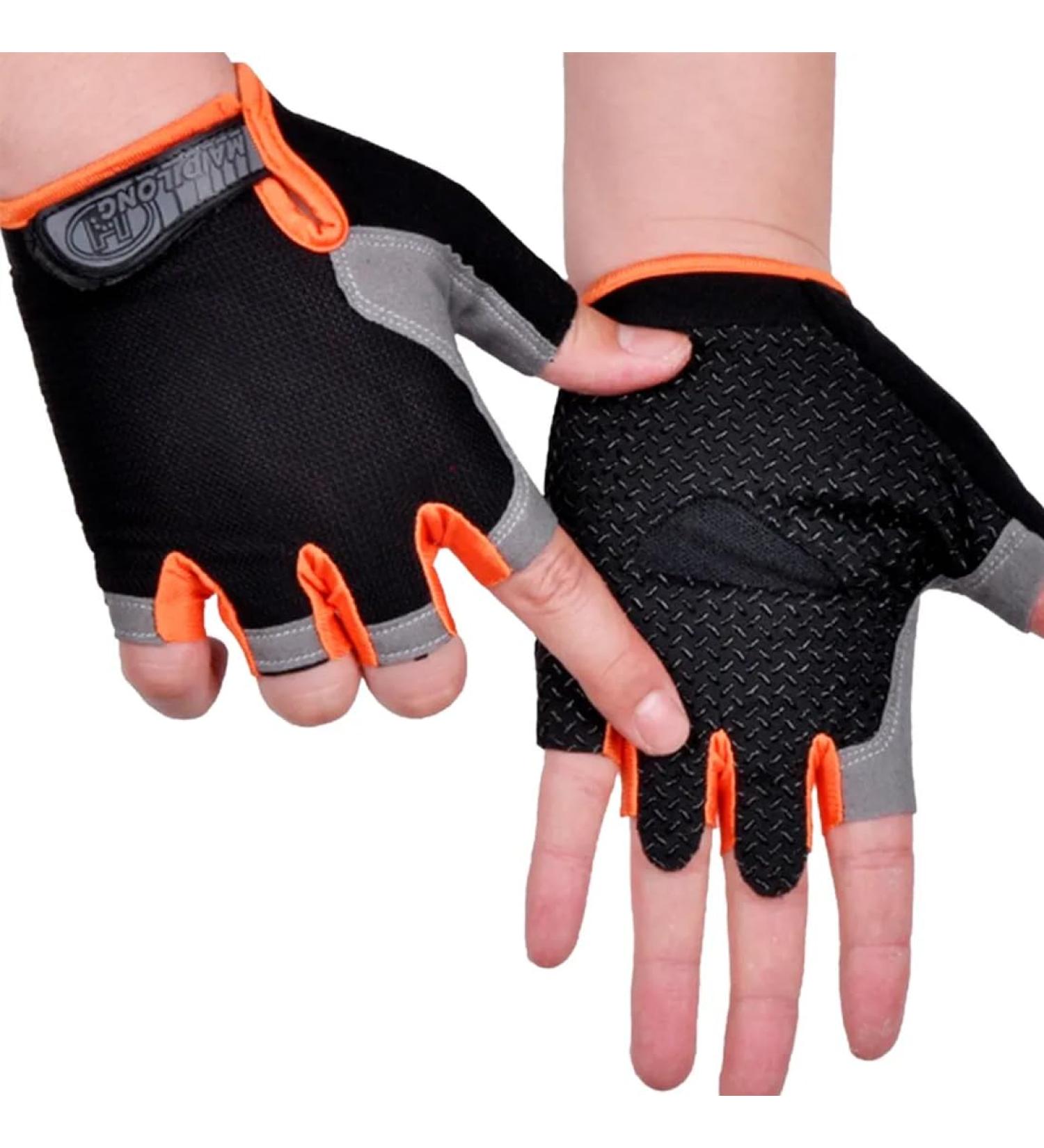 BCBF Children s Bicycle Gloves | Padded Fingerless Sports Riding Gloves for Ages 5-12 - Buy Online on GoSupps.com