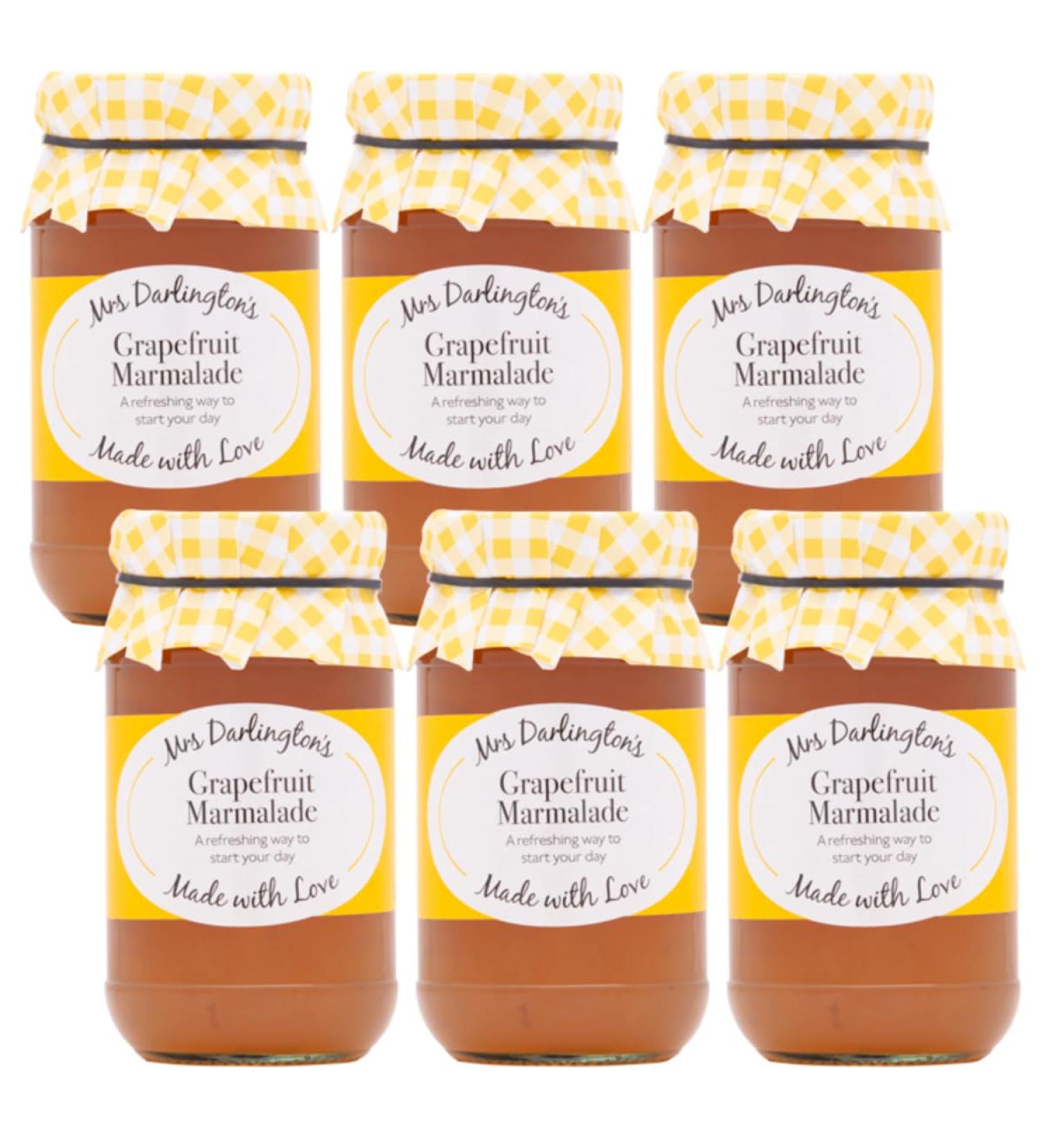 Mrs Darlington's Medium Cut Grapefruit Marmalade - 340g - Pack of 6