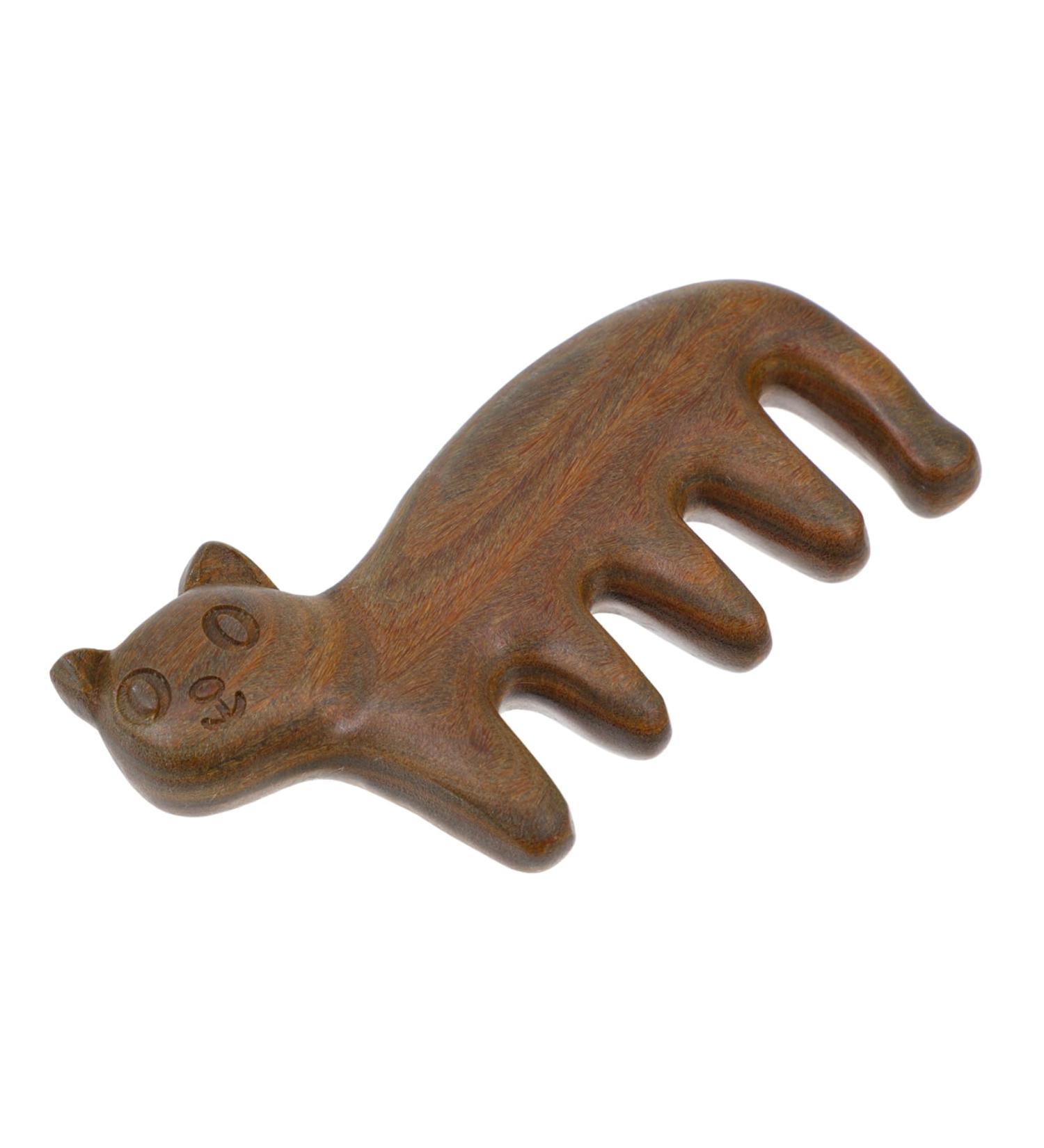 Magiclulu Sandalwood Massage Comb - K tchengr ner Wide Tooth Scalp & Face Massager Tool for Relaxation - International Shipping Available - Buy Online on GoSupps.com