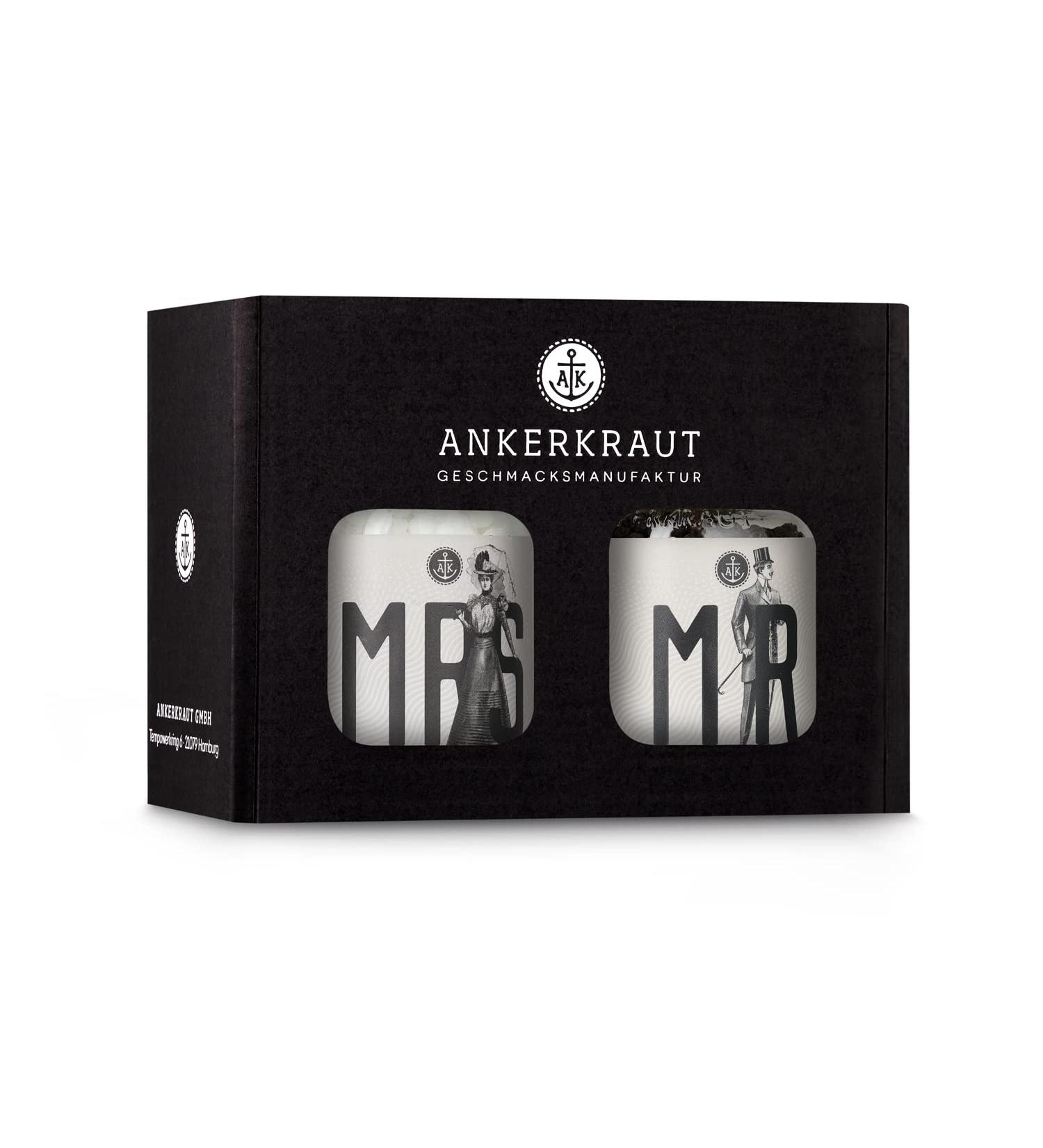 Ankerkraut Wedding Box: Gourmet Salt & Pepper Gift in Cork Glass - Perfect for Mr. & Mrs. - Buy Online on GoSupps.com