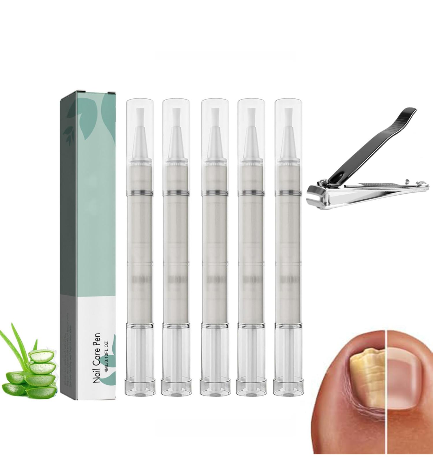 5-Piece Nail Care Pen Set | Health Nail Care Pen for Fungus | Nagelwilz Abbey Austria - Buy Online on GoSupps.com
