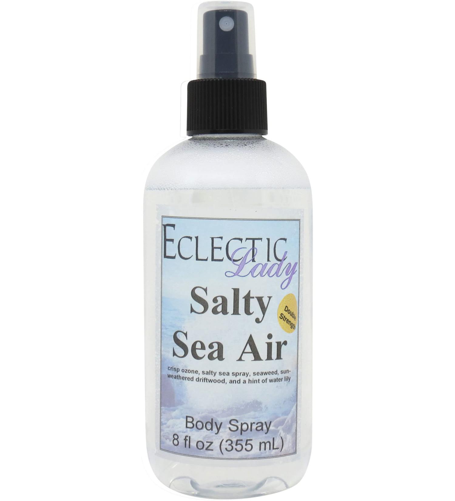 Salty Sea Air Body Spray (Double Strength) 8 ounces Body Mist for Women with Clean Light & Gentle Fragrance Long Lasting Perfume with Comforting Scent for Men & Women Cologne with Soft Subtle 8 Fluid Ounces (Double Strength) - Buy Online on GoSupps.com
