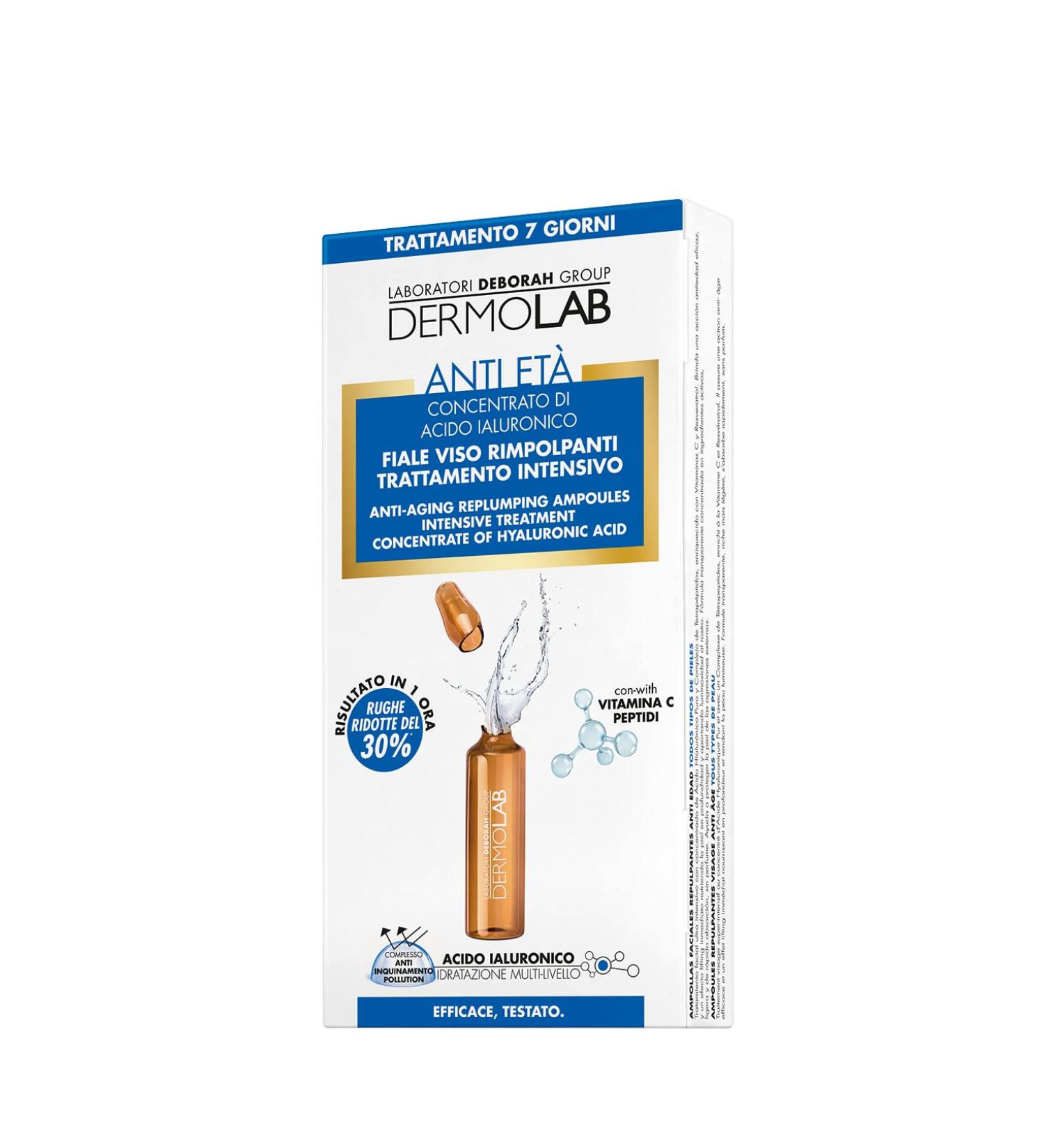 Dermolab 7 anti-aging facial ampoules intensive treatment - Buy Online on GoSupps.com