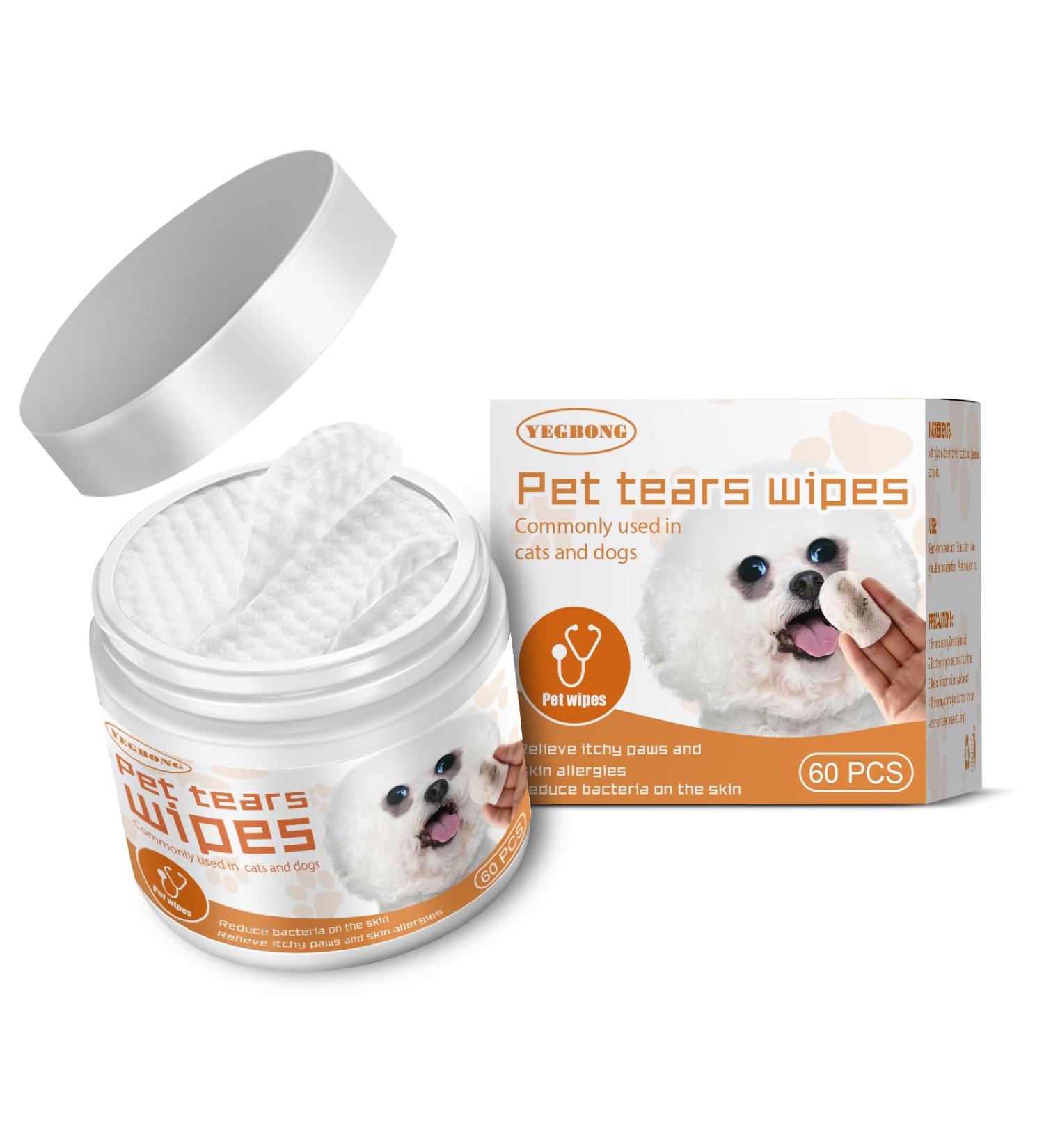 Eye Cleaning Pads for Dogs & Cats | Gentle Eye Care Towels & Pet Cloths - Buy Online on GoSupps.com
