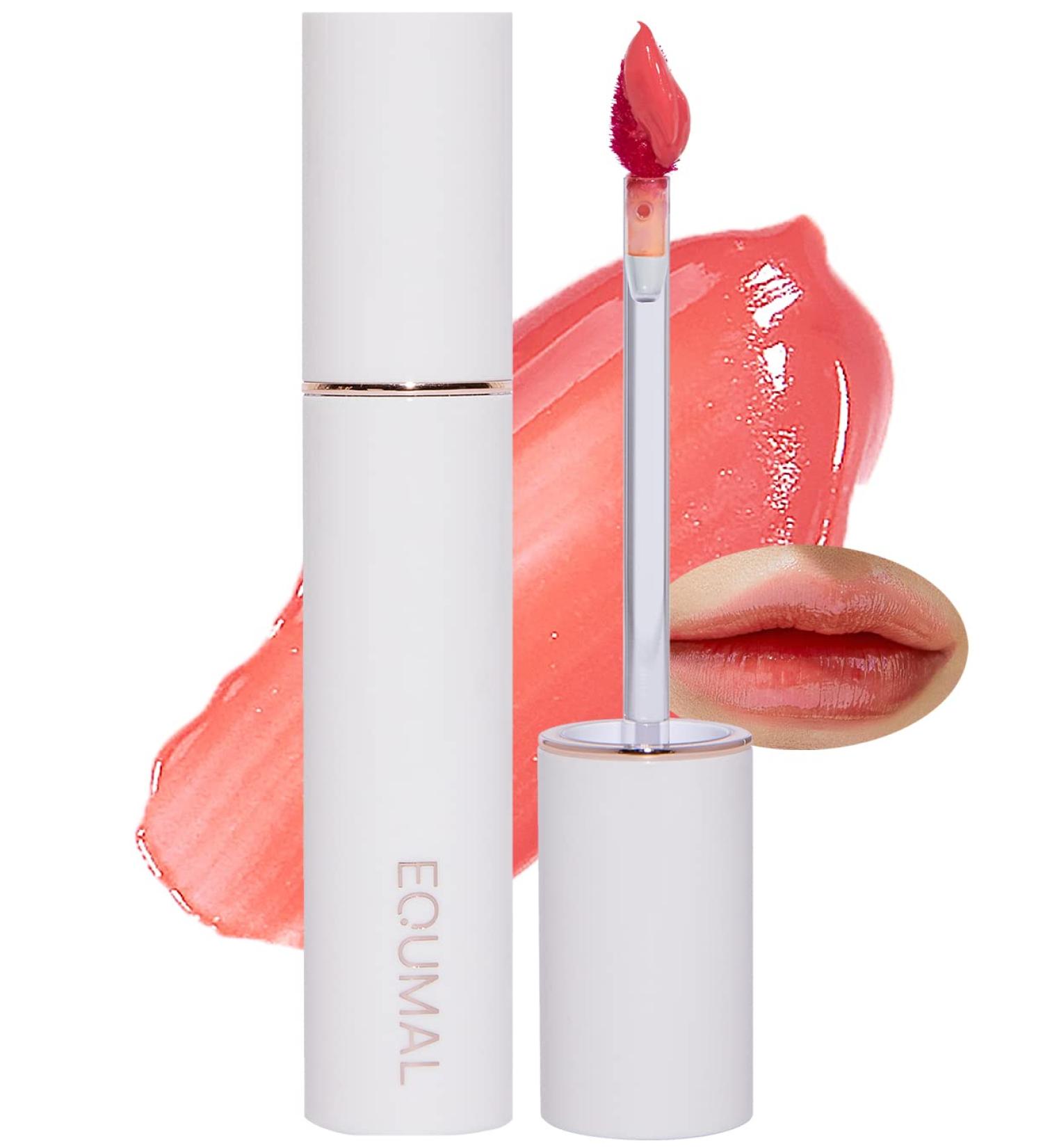 EQUMAL Glowy Tint Lip Stain - Transparent & Flexible Lip Makeup for Fuller Looking Lips - Buy Online on GoSupps.com