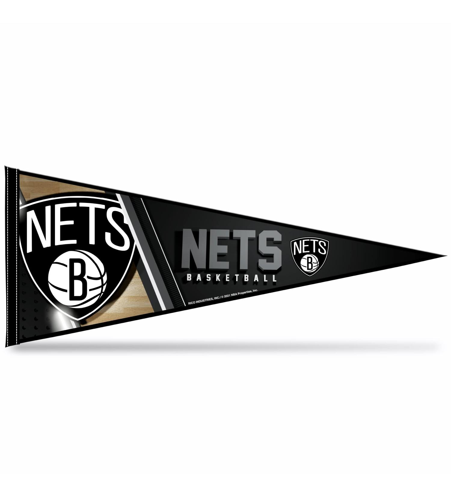 Rico Industries NBA Brooklyn Nets Wall Decoration - 30.5 x 76.2 cm | Perfect for Home Bedroom & Man Cave - Buy Online on GoSupps.com
