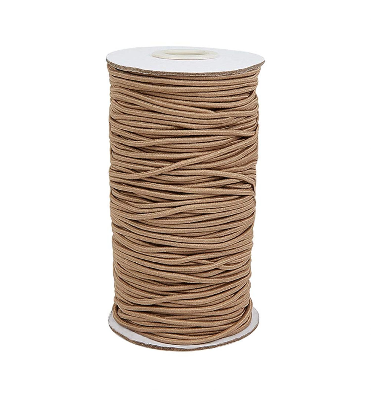 PH PandaHall 75 Yards 2mm Tan Elastic Cord for DIY Jewelry Making and Crafting - Buy Online on GoSupps.com