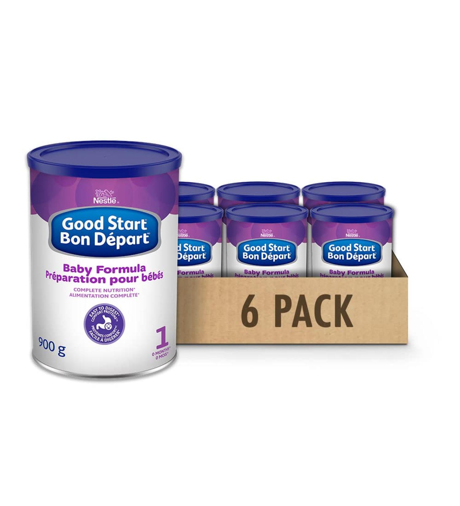 GOOD START Stage 1 Baby Formula Powder 0+ Months 900 g 6 Count Packaging May Vary - Buy Online on GoSupps.com