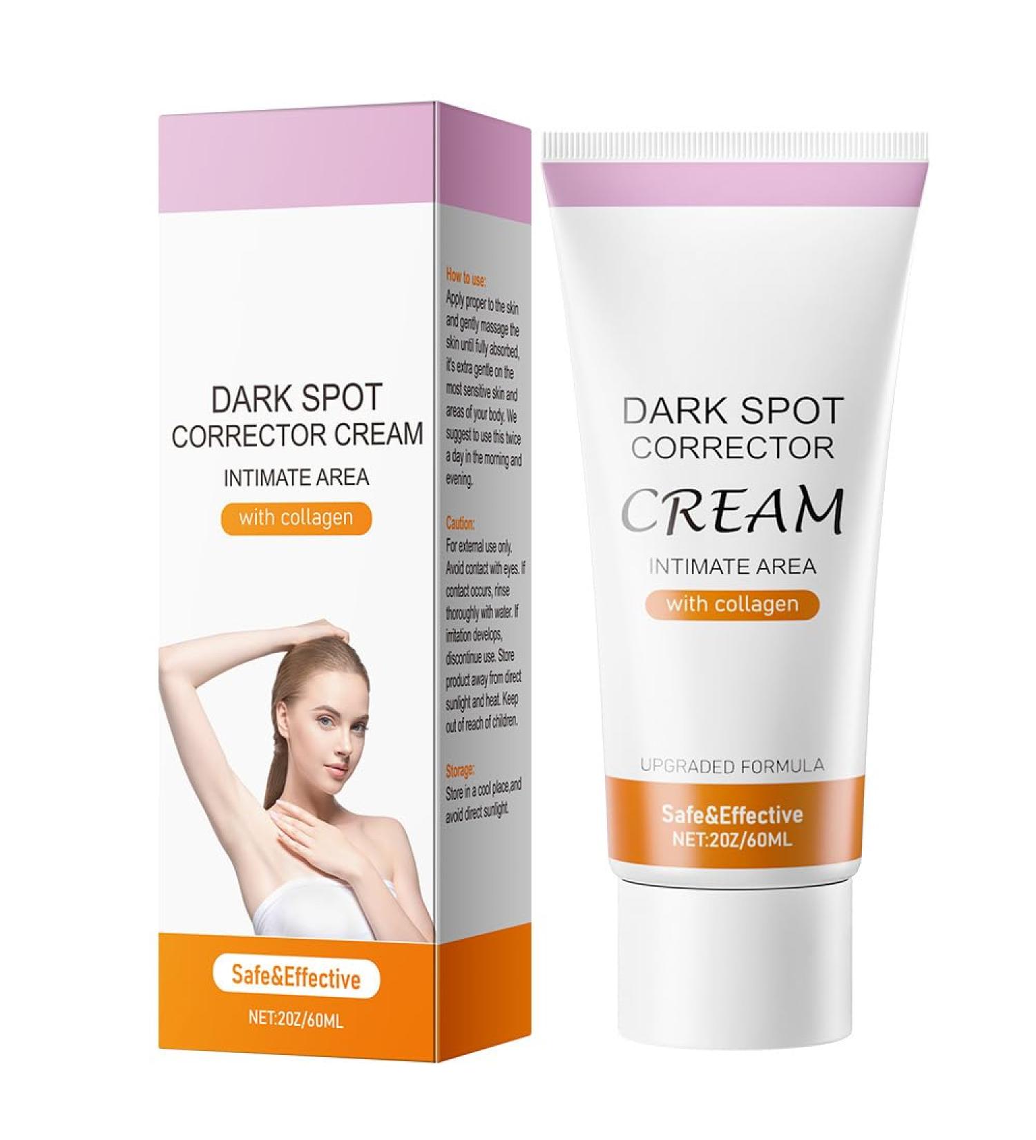 Dark Spot Corrector Cream - Remove Dark Spots on Face & Body | Collagen & Niacinamide | Instant Results | 2 oz - Buy Online on GoSupps.com
