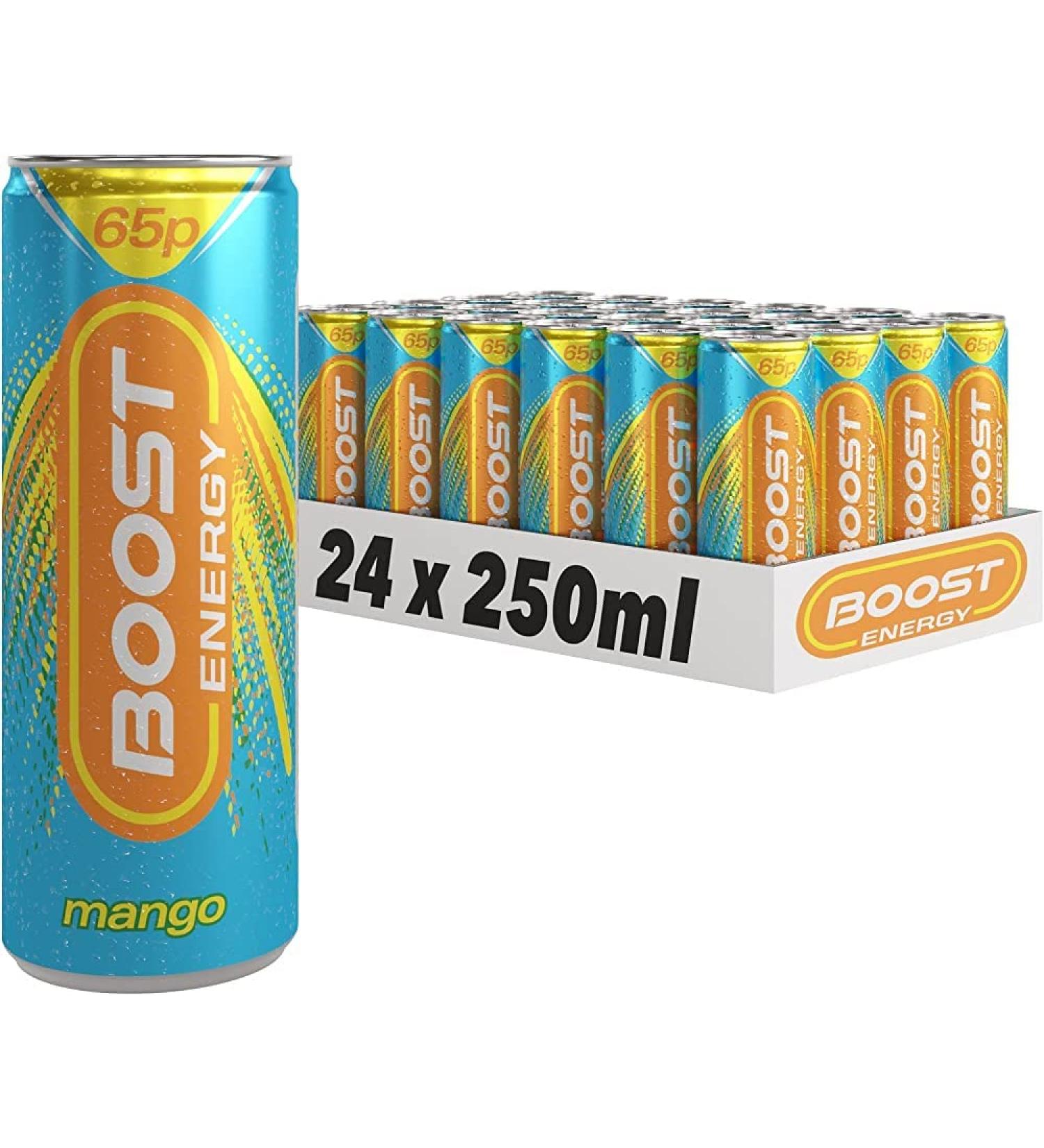 Boost Energy Drink Mango Flavour 250ml x 24 pack