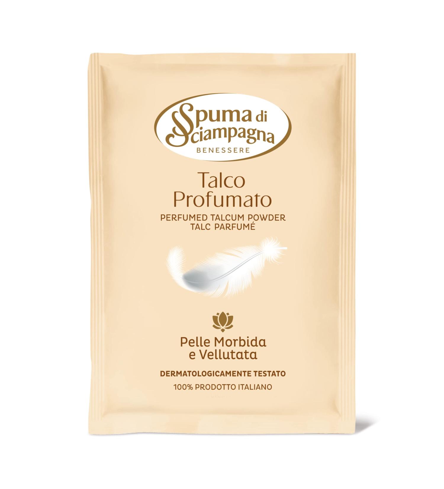 Spuma di Sciampagna Talc parfum 10 pochettes de 75 g 750 g  - Buy Online on GoSupps.com
