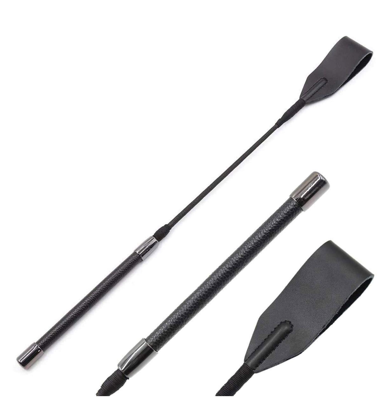 Premium Genuine Leather Riding Crop Whip for Equestrian Sports - Buy Online on GoSupps.com
