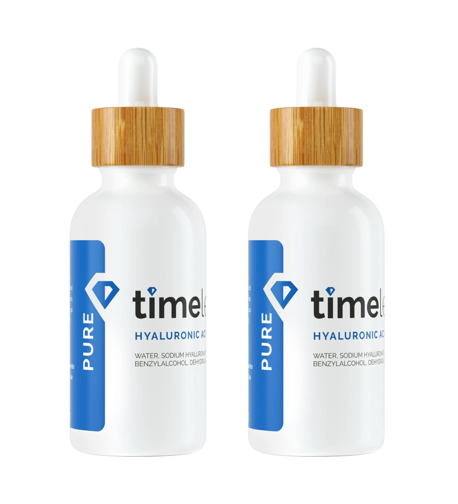 100% Pure Hyaluronic Acid Serum 4oz - Twin Pack of 2oz Bottles - Buy Online on GoSupps.com