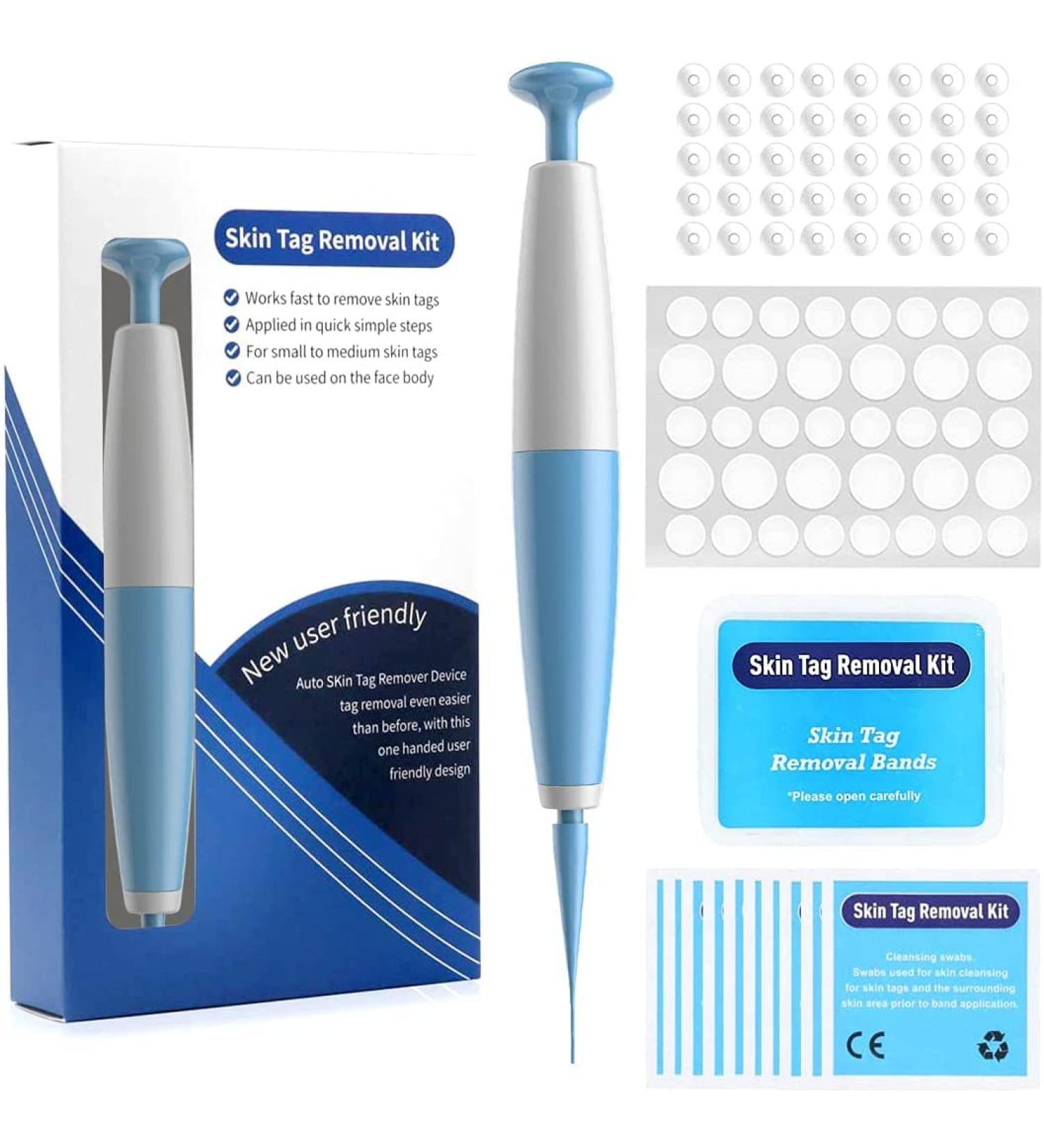 Skin Day Remover Kit - 40 Ligaments & 36 Repair Patches for Small to Medium Skin Tags - Buy Online on GoSupps.com