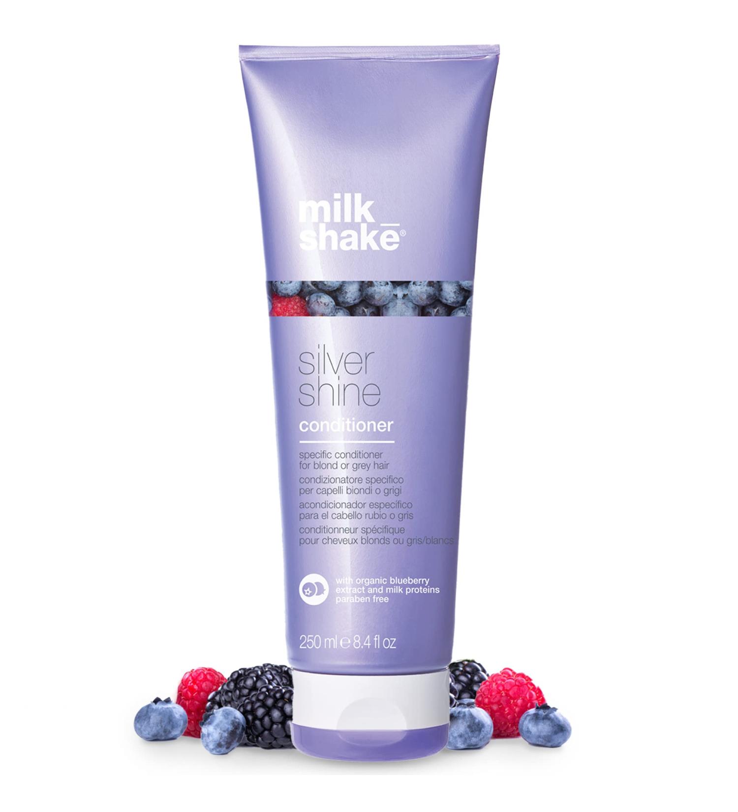 Milk_shake Silver Shine Conditioner 8.4 fl. oz. - Nourishing Hair Care for Bright and Radiant Silver Tones - Buy Online on GoSupps.com