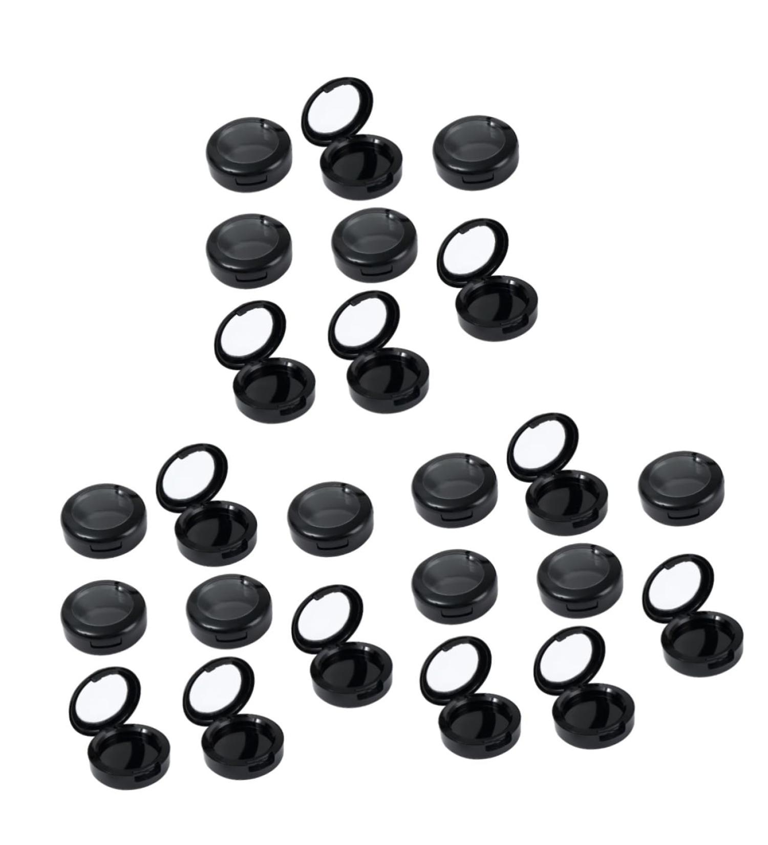 FOMIYES 24 Pcs Eyeshadow Makeup Containers Makeup Samples Makeup Tool Eye Shadow Box Empty D66 Highlight 3.8*3.8cmx3pcs Blackx3pcs - Buy Online on GoSupps.com
