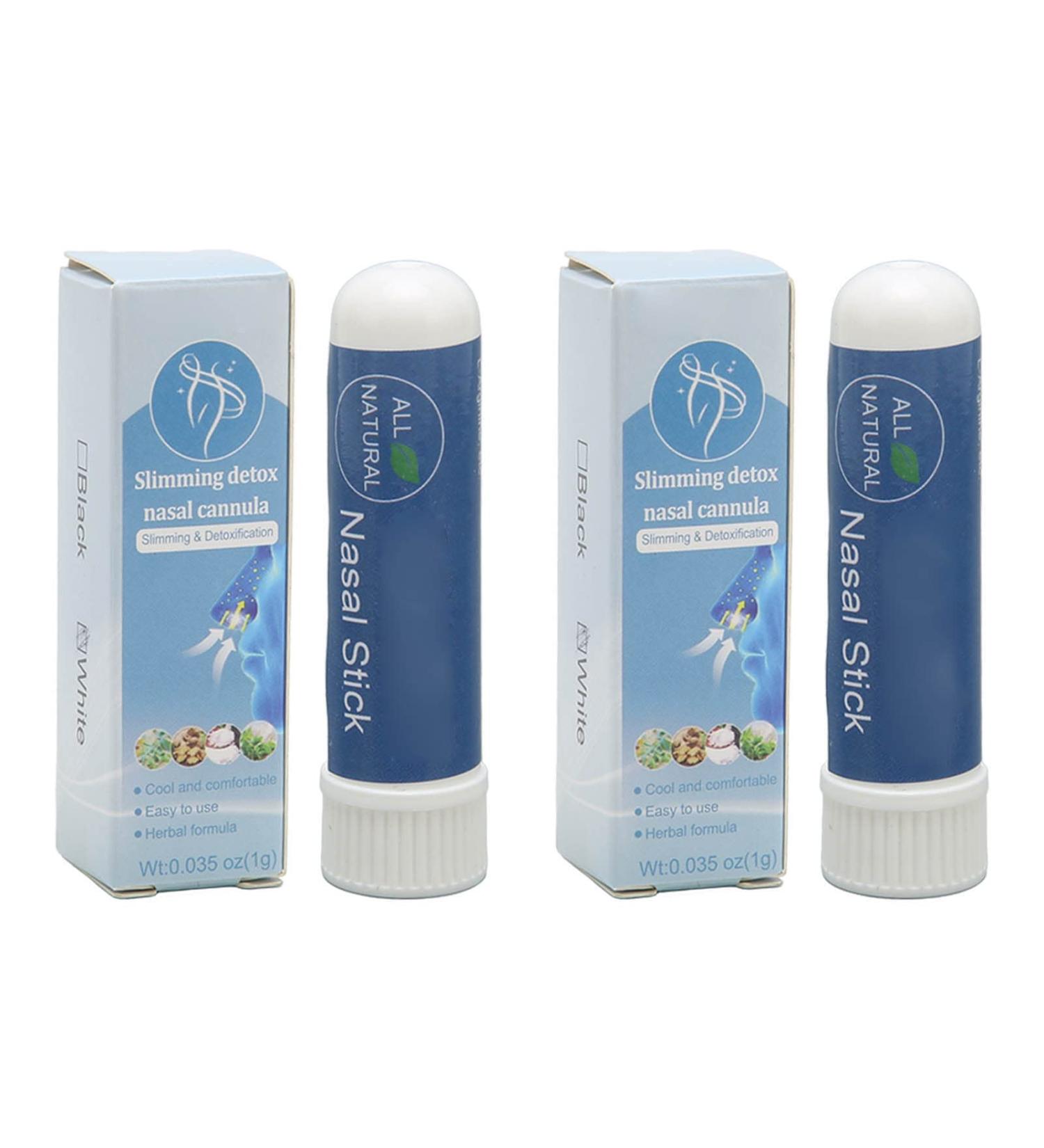 Nasal Inhalers 2 Pack - Herbal Congestion Relief & Body Slimming | Therapeutic Cooling Effect - Buy Online on GoSupps.com