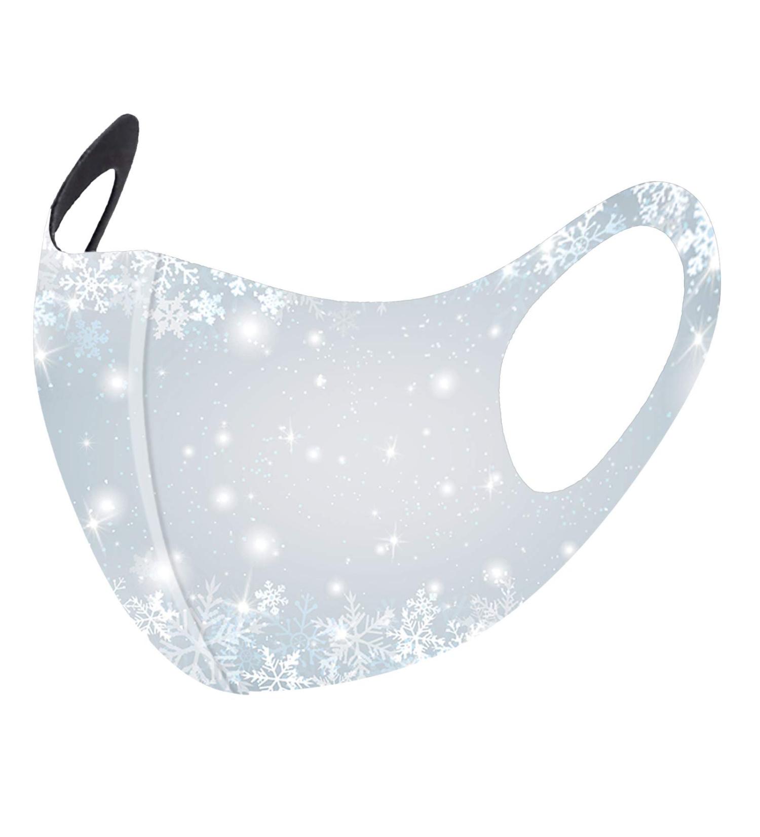 Deholifer Washbar Muss & Nase Protection | Snowflake Breathable Cotton Bandana | Multi-Function Adult Face Covering (1PC Size B) - Buy Online on GoSupps.com