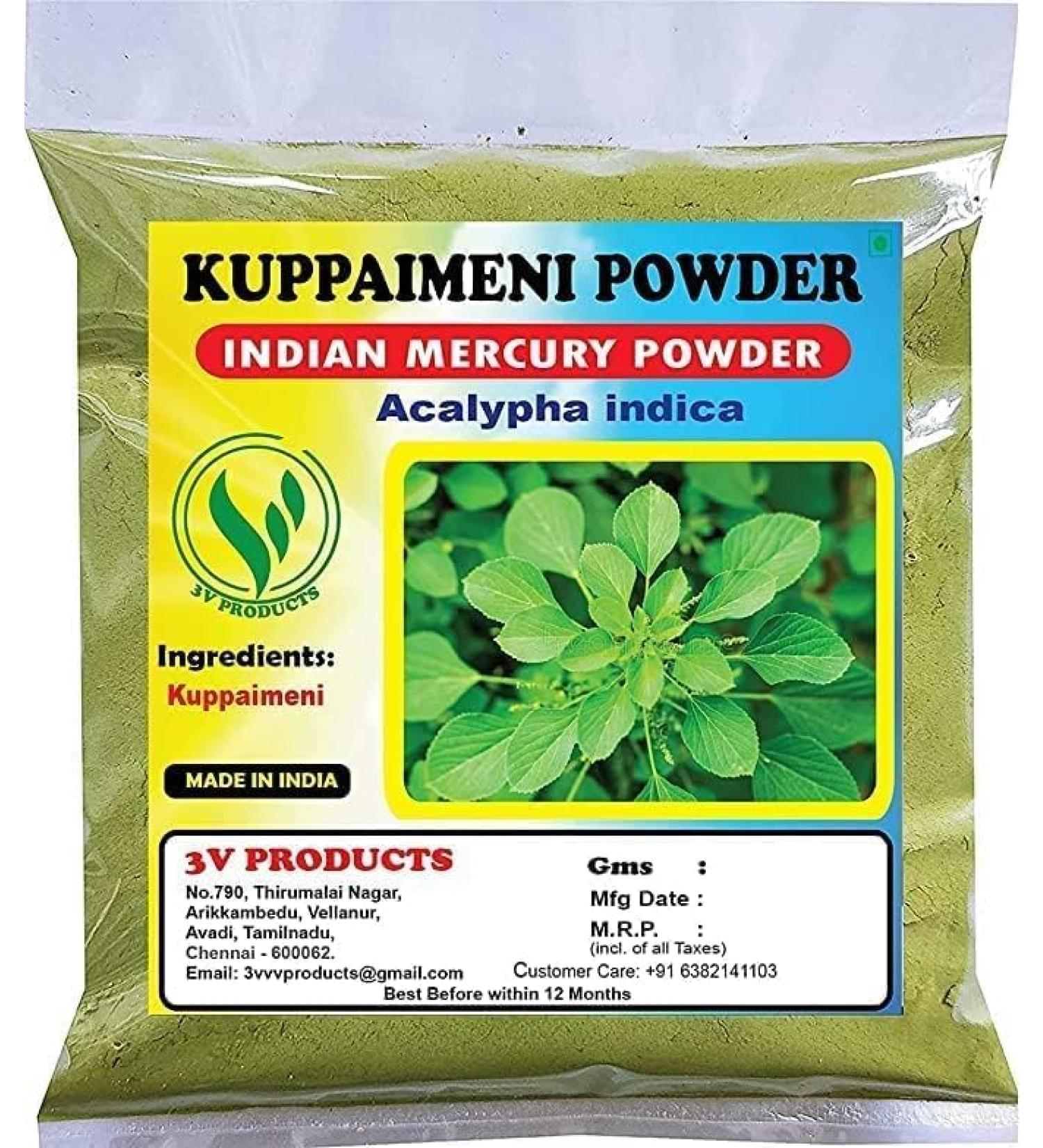 REVA Kuppaimeni Powder 100g Indian mercury Indian nettle Acalypha Indica powder