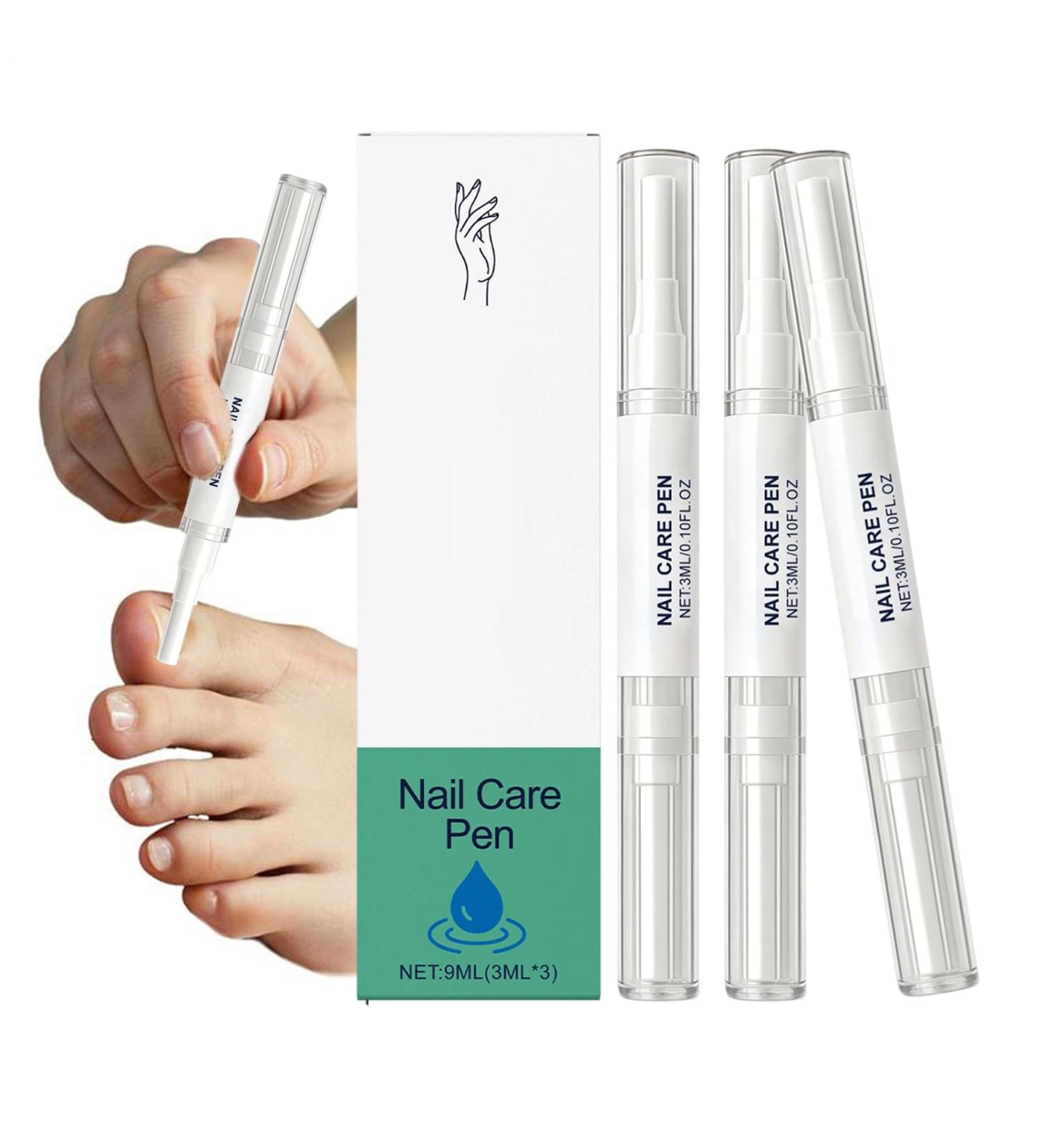 Toenail Pen Strengthening Manicure Care Supplies Nail Health Pen for Damage Yellow Discolored Thick Ingrown Fingernails - Buy Online on GoSupps.com