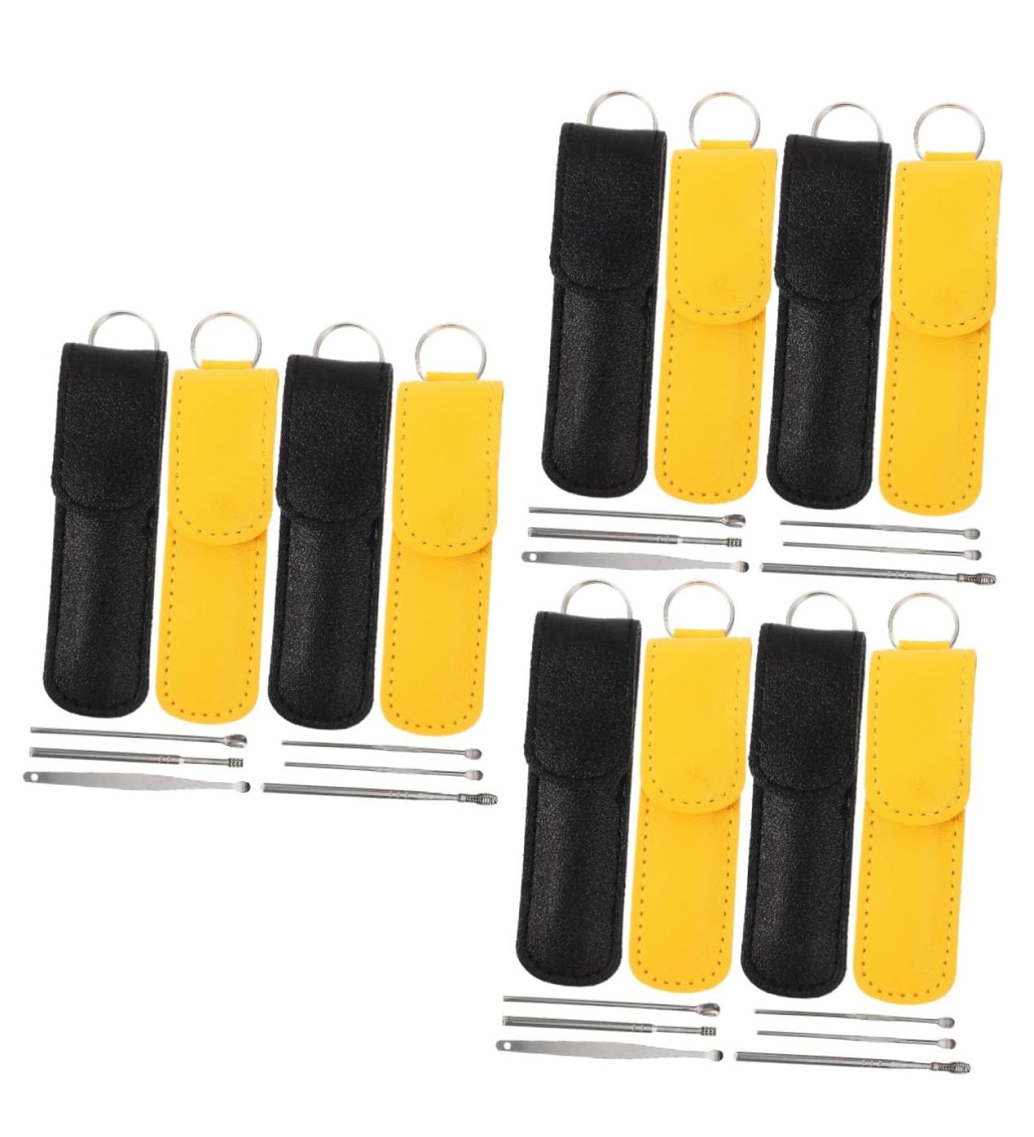 NOLITOY 12 Sets Ear Cleaning Tool - Portable Earwax Cleaner for Effective Ear Wax Removal | Best Ear Wax Scooper & Ear Spoon - Buy Online on GoSupps.com