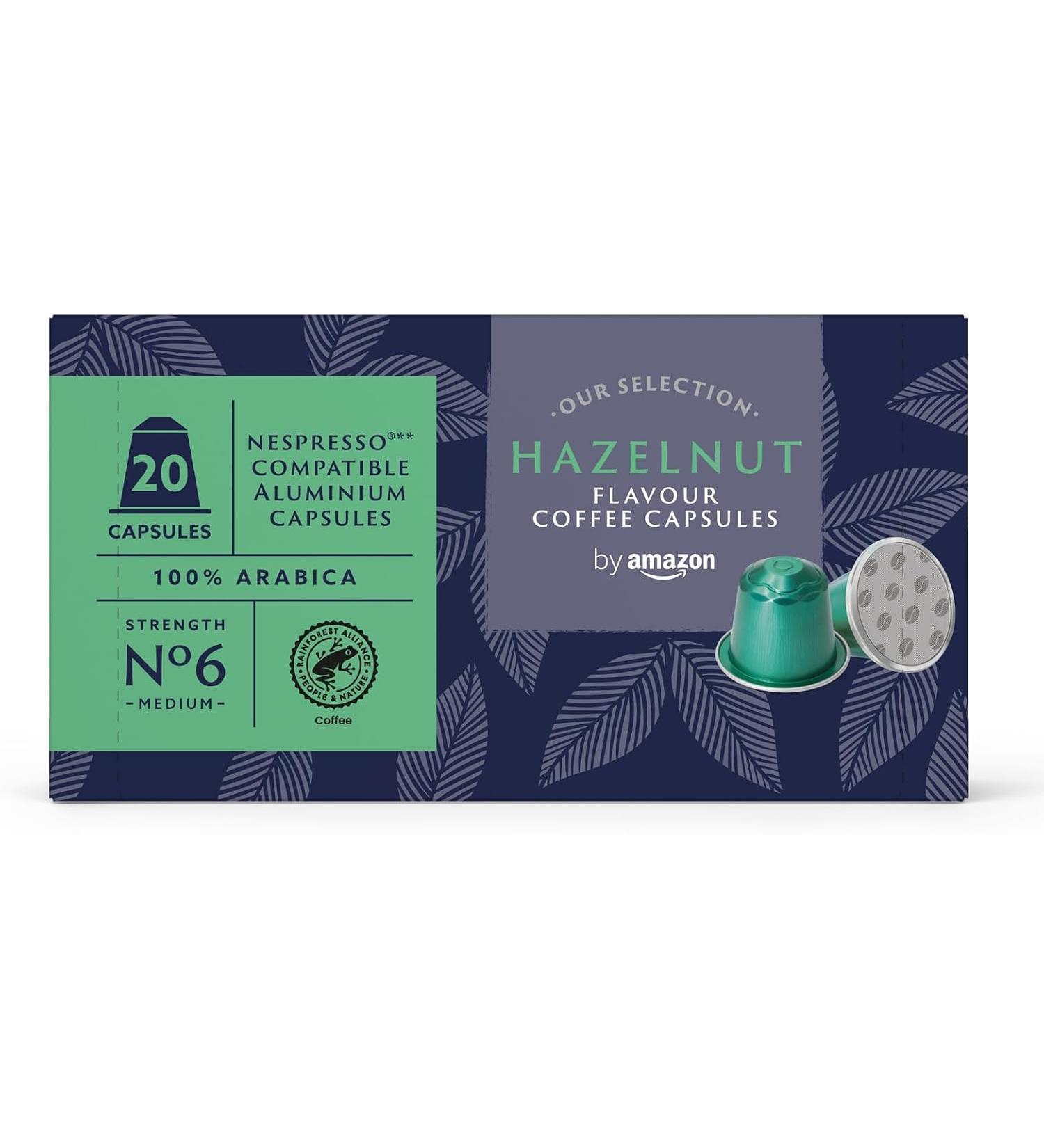 Our Selection by Amazon Capsules De Caf Saveur Noisette 20 Capsules - Buy Online on GoSupps.com