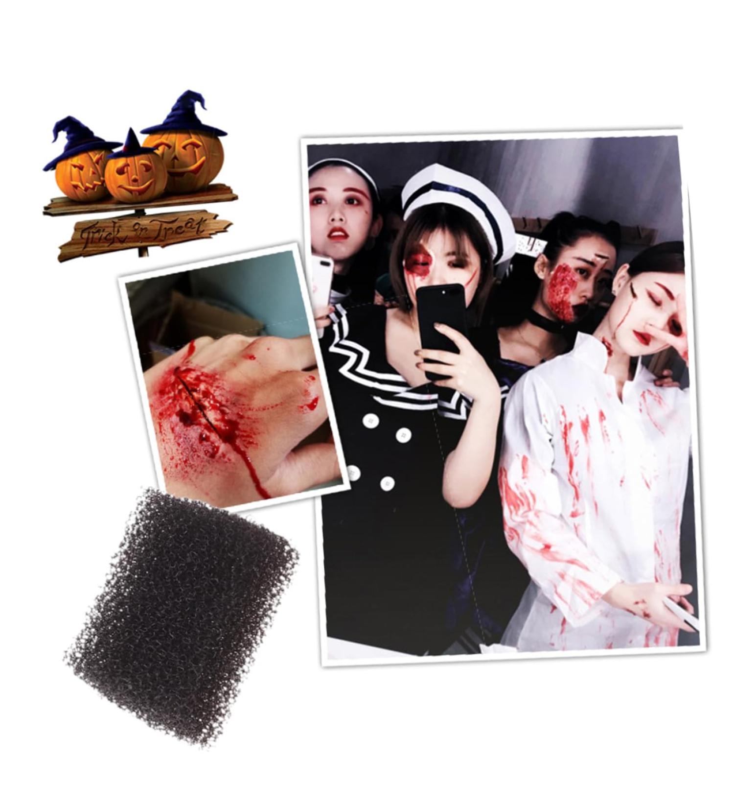 FOMIYES 1pc Professional Makeup Kit Face Paint Sponge Face Sponge Bulk Black Stipple Sponge Special Effects Makeup Tools Scar Sponge Cosmetic Bag Stippling Props Cosplay Makeup Set Size 2 Black - Buy Online on GoSupps.com
