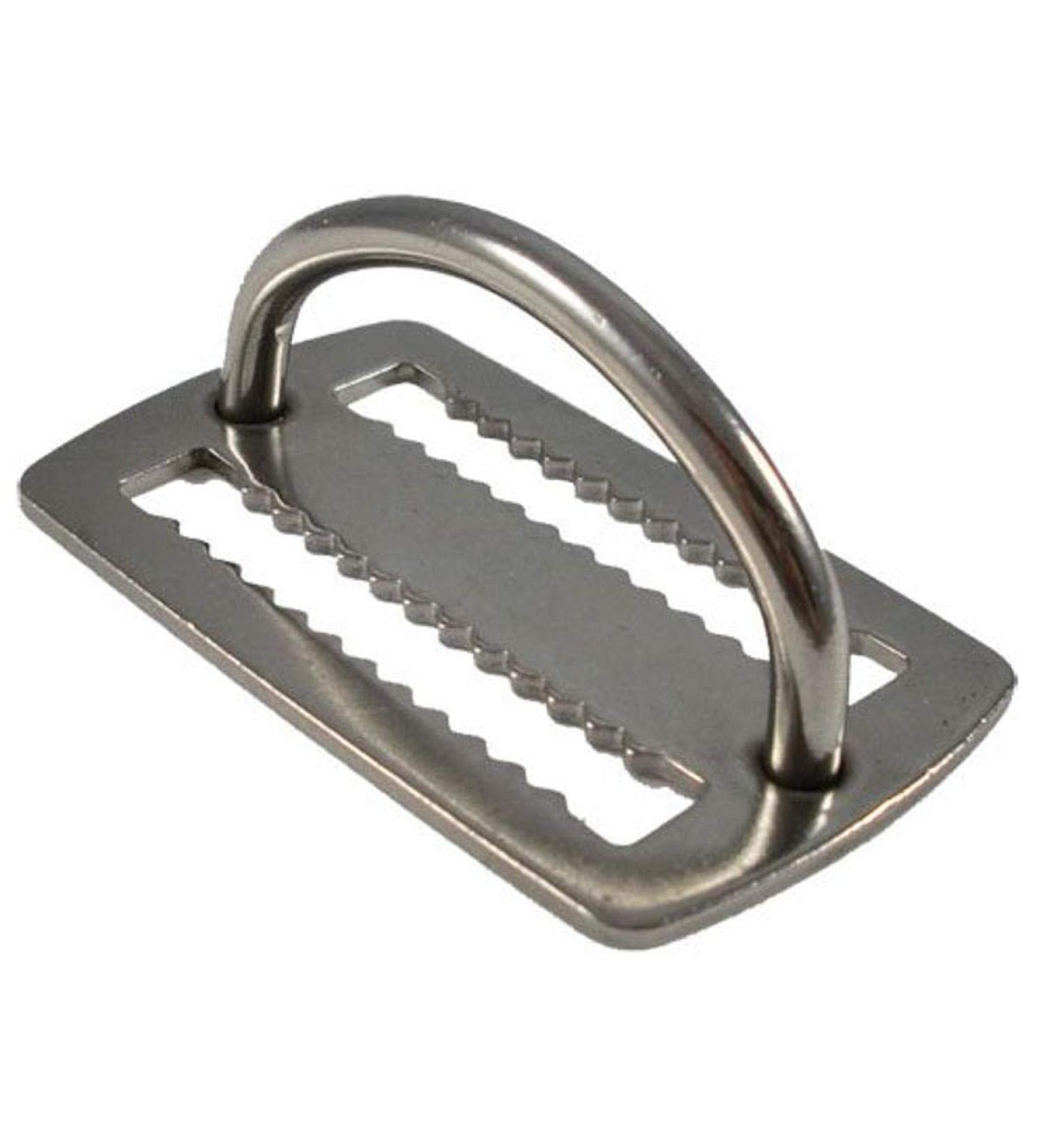 Scuba Choice Scuba Diving Stainless Steel Weight Belt Keeper with D-Ring