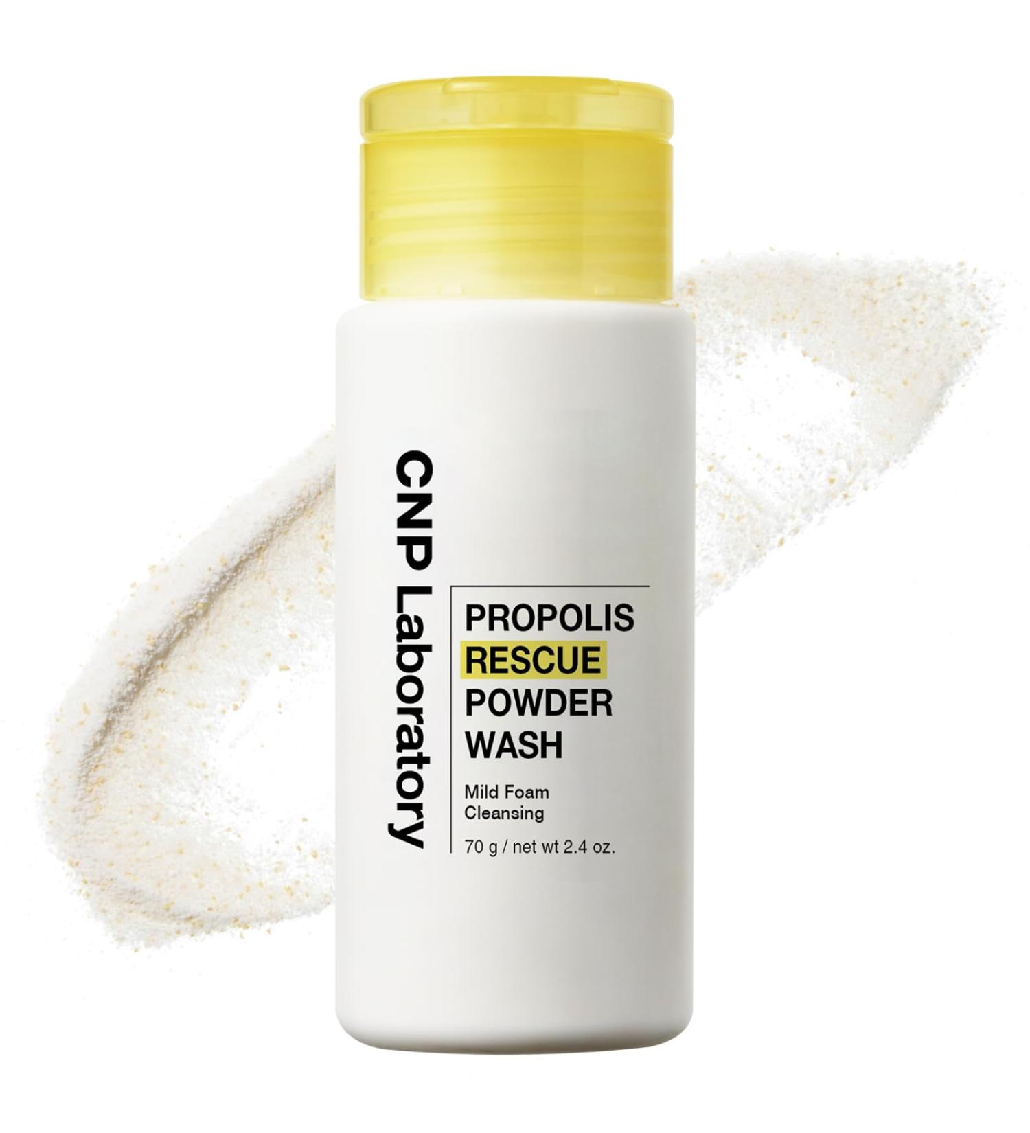 CNP Propolis Rescue Powder Wash Exfoliating Face Wash with AHA & PHA for Dry Sensitive Skin Dermatologically Tested 2.4 oz. - Buy Online on GoSupps.com