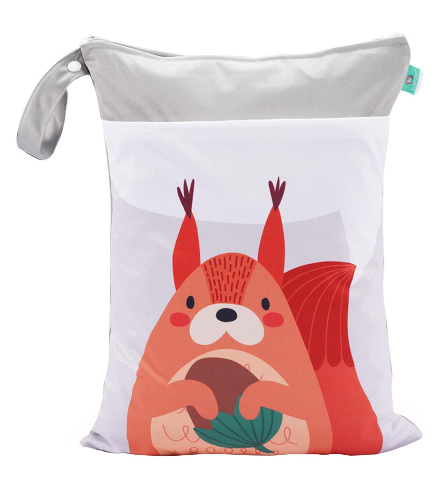 Seaur Waterproof Diaper Bag & Wet Bag - Ideal for Daycare Beach Pool & Fitness - 30x40cm Durable & Stylish - Buy Online on GoSupps.com